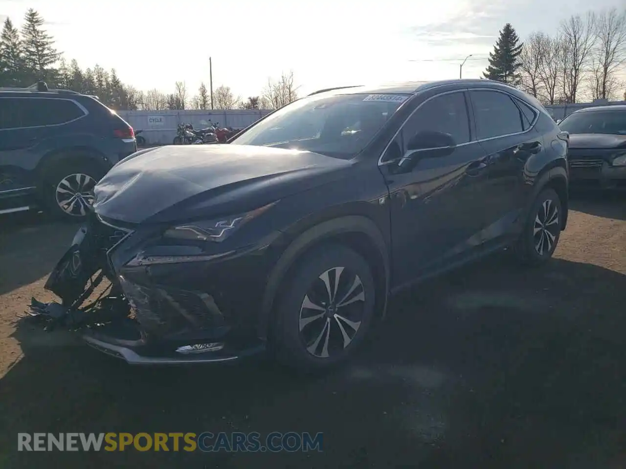 1 Photograph of a damaged car JTJBARBZXK2187435 LEXUS NX 2019