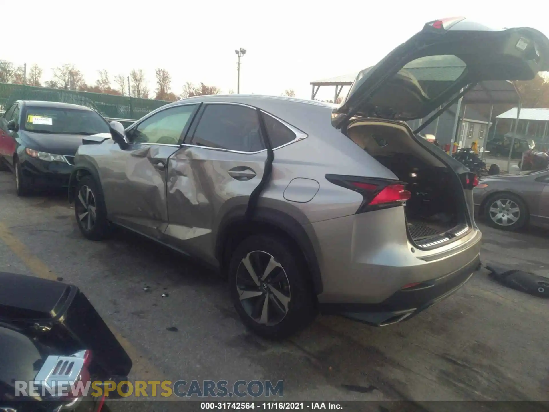 3 Photograph of a damaged car JTJBARBZXK2192134 LEXUS NX 2019