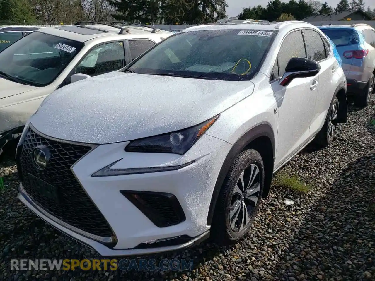 2 Photograph of a damaged car JTJBARBZXK2199214 LEXUS NX 2019
