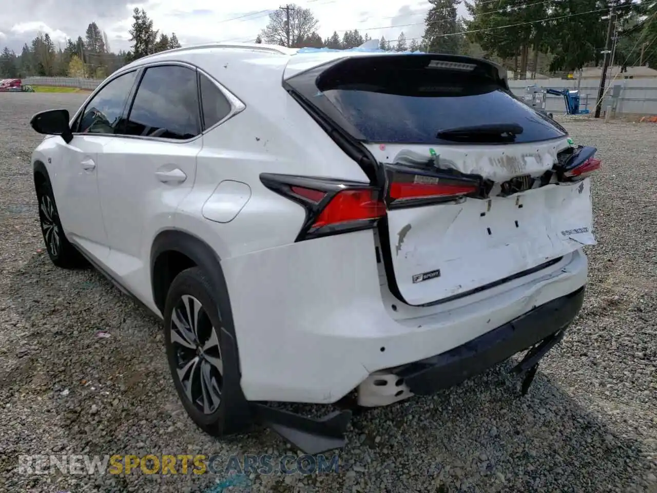 3 Photograph of a damaged car JTJBARBZXK2199214 LEXUS NX 2019