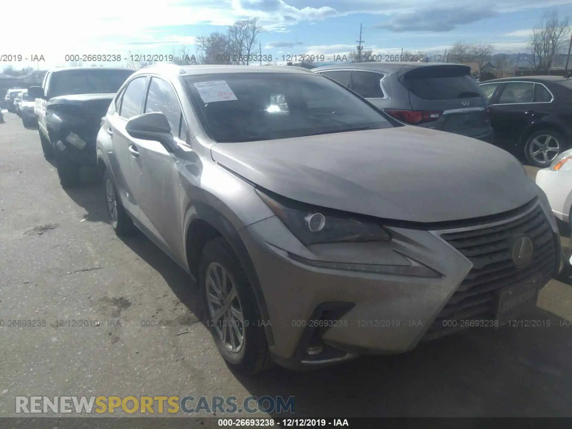 1 Photograph of a damaged car JTJBARBZXK2213175 LEXUS NX 2019