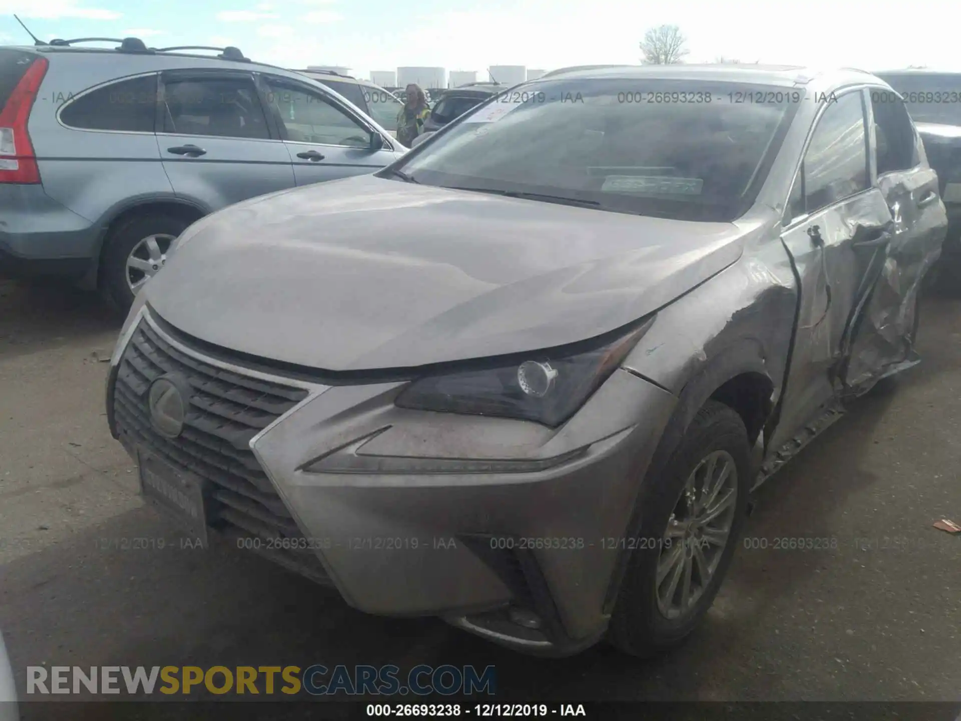 2 Photograph of a damaged car JTJBARBZXK2213175 LEXUS NX 2019