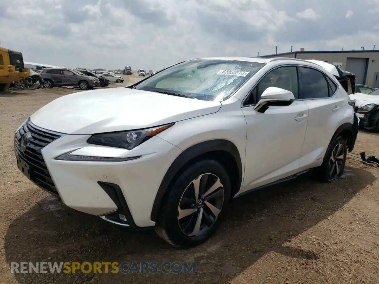 1 Photograph of a damaged car JTJBJRBZ0K2119208 LEXUS NX 2019