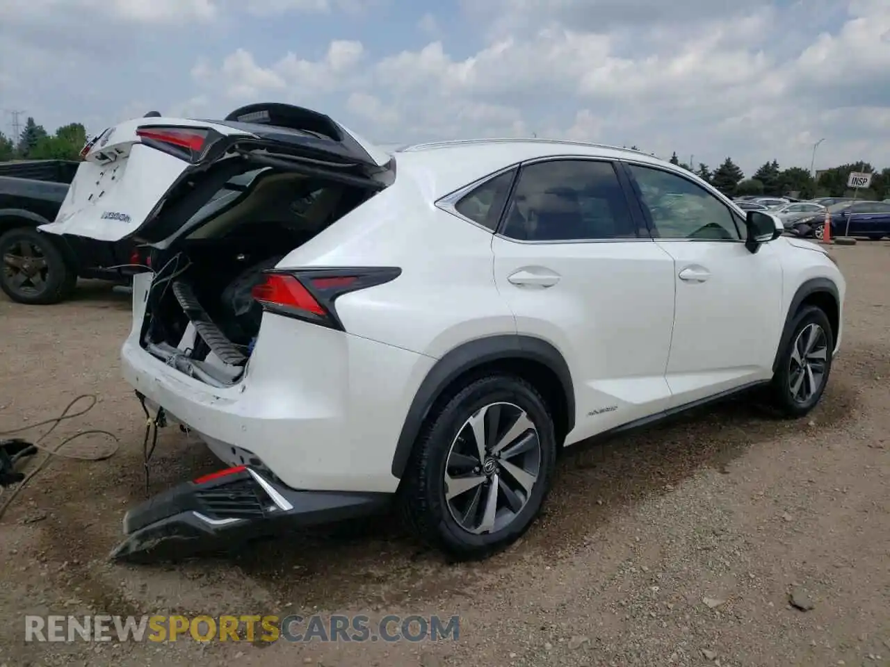 3 Photograph of a damaged car JTJBJRBZ0K2119208 LEXUS NX 2019