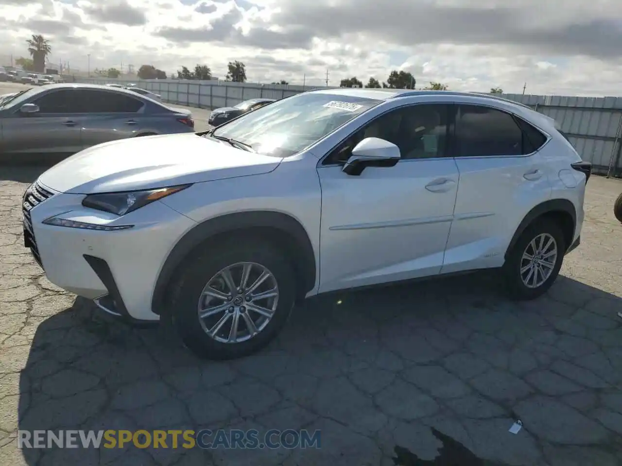 1 Photograph of a damaged car JTJBJRBZ0K2121542 LEXUS NX 2019