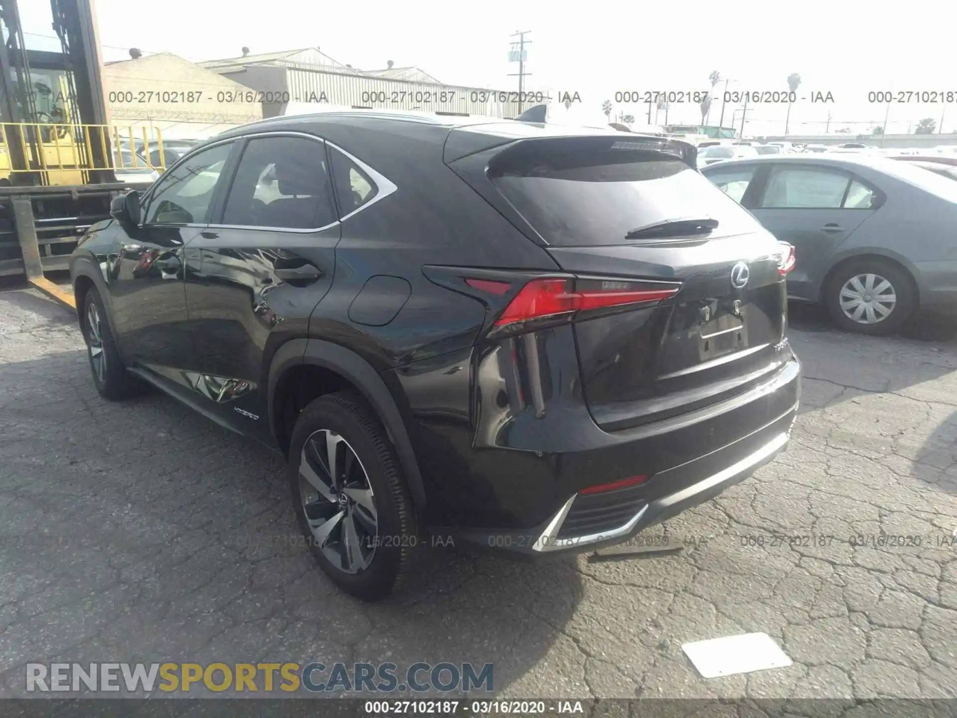 3 Photograph of a damaged car JTJBJRBZ1K2098160 LEXUS NX 2019