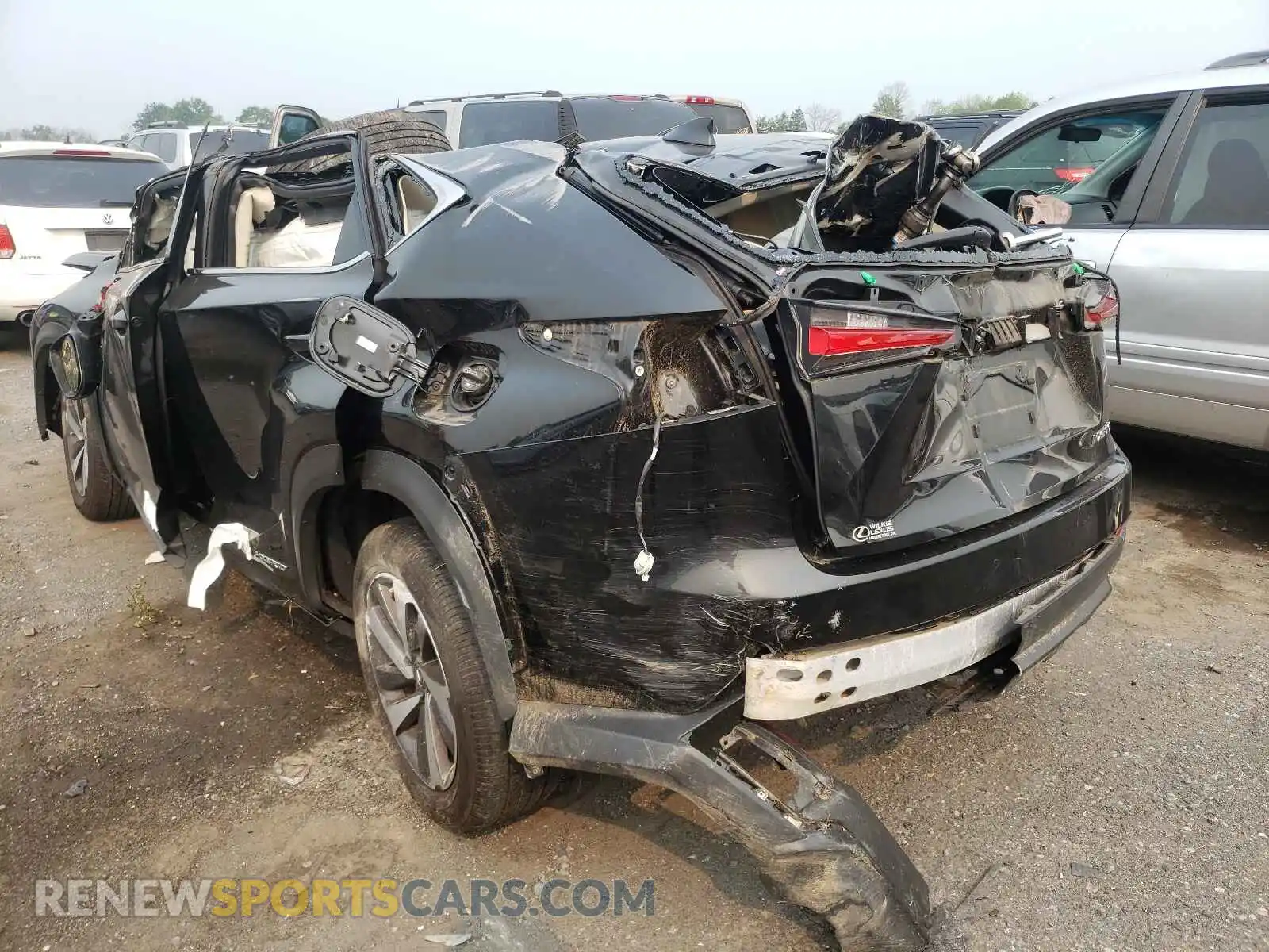 3 Photograph of a damaged car JTJBJRBZ1K2098711 LEXUS NX 2019
