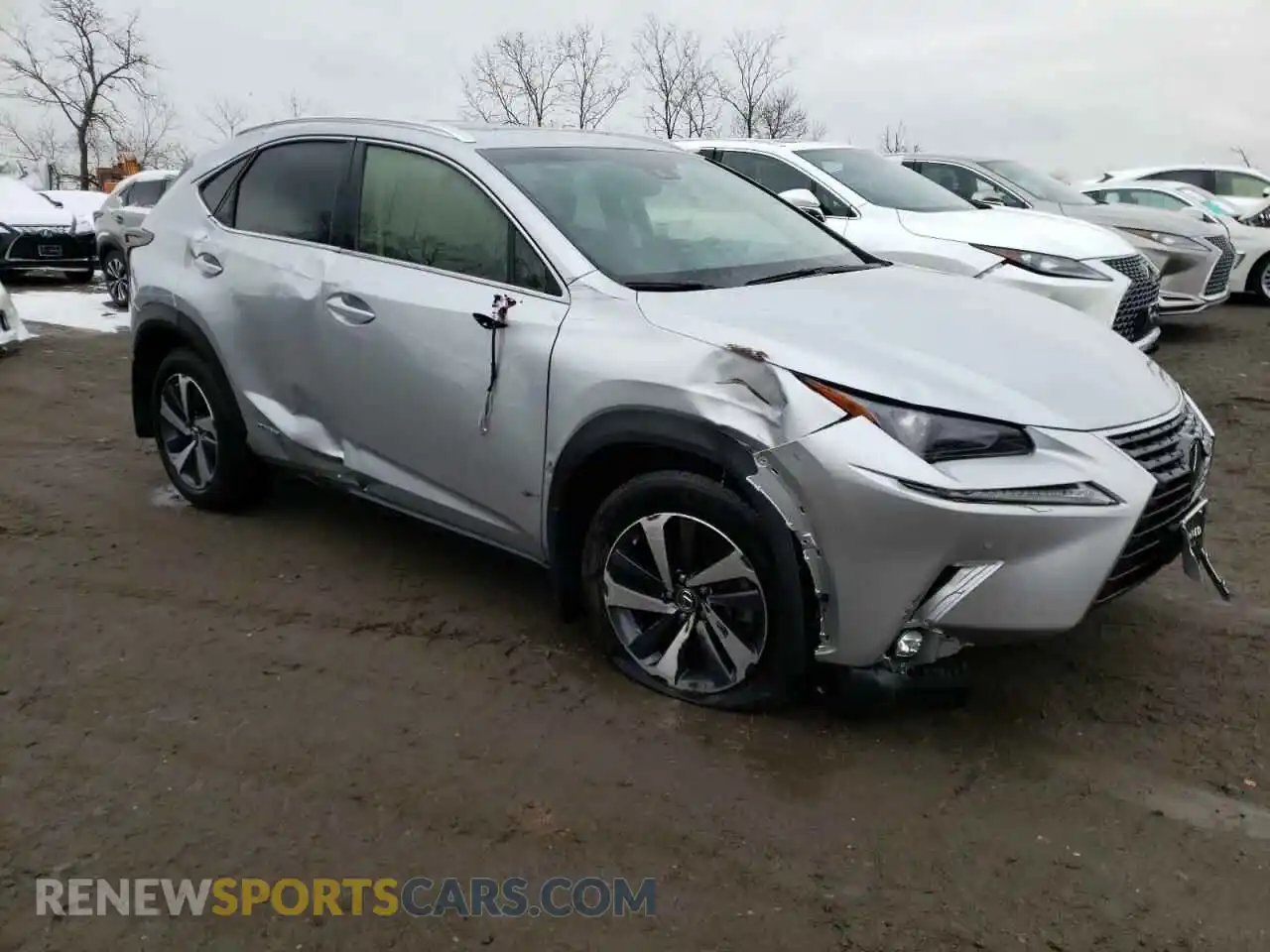1 Photograph of a damaged car JTJBJRBZ1K2102031 LEXUS NX 2019