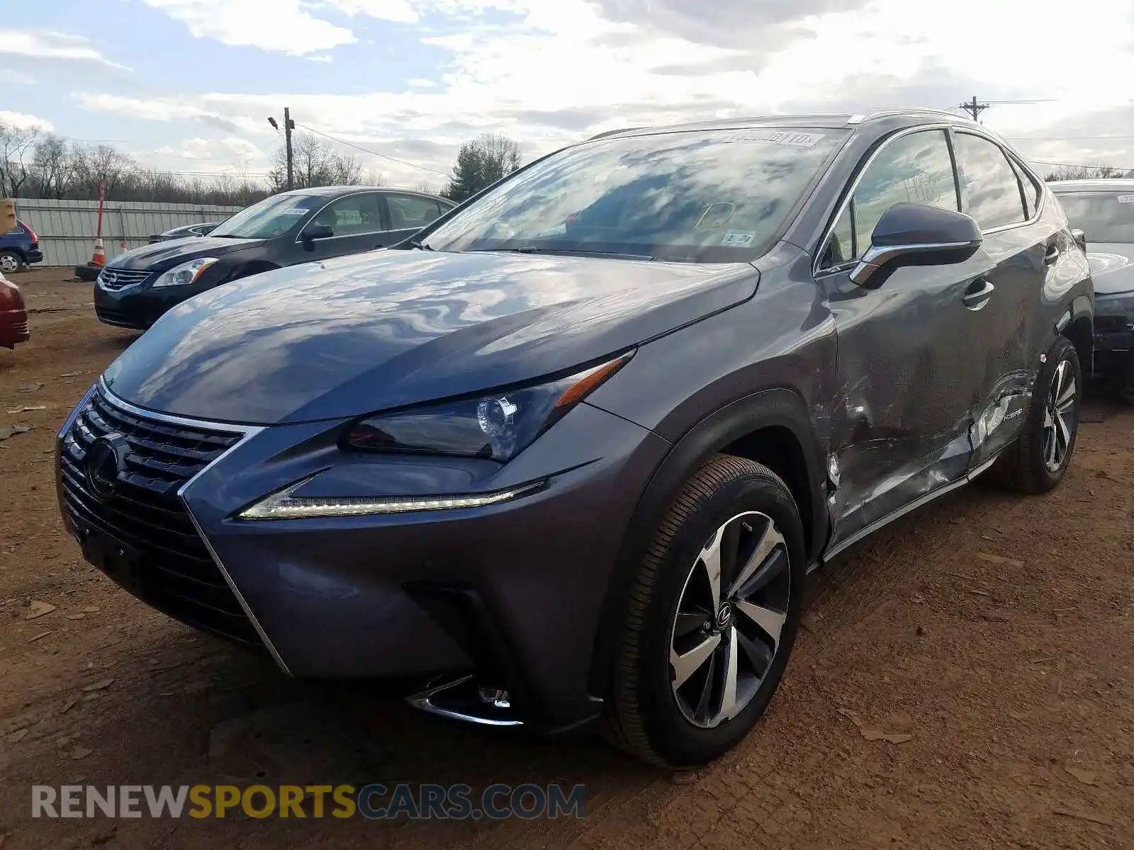 2 Photograph of a damaged car JTJBJRBZ1K2102224 LEXUS NX 2019