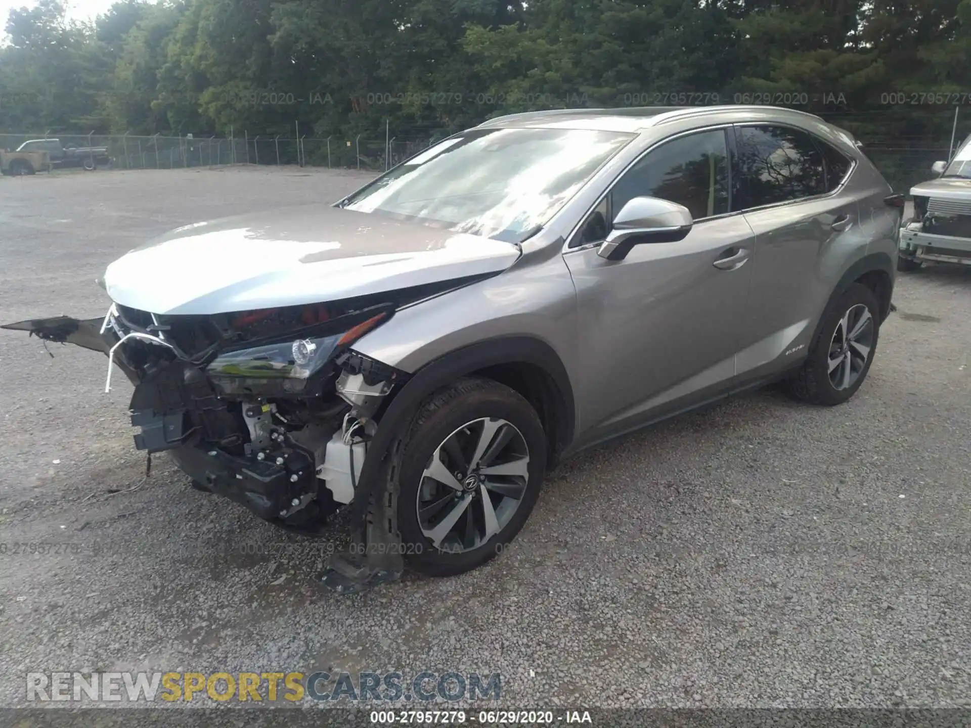 2 fotografías del automóvil dañado JTJBJRBZ1K2114986 LEXUS NX 2019