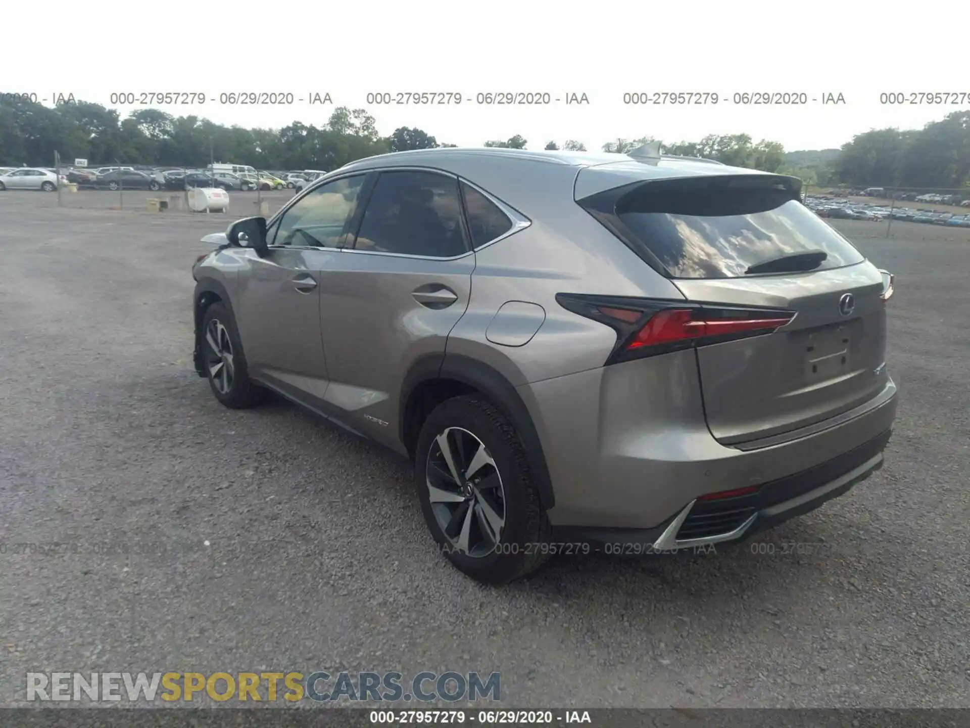 3 fotografías del automóvil dañado JTJBJRBZ1K2114986 LEXUS NX 2019