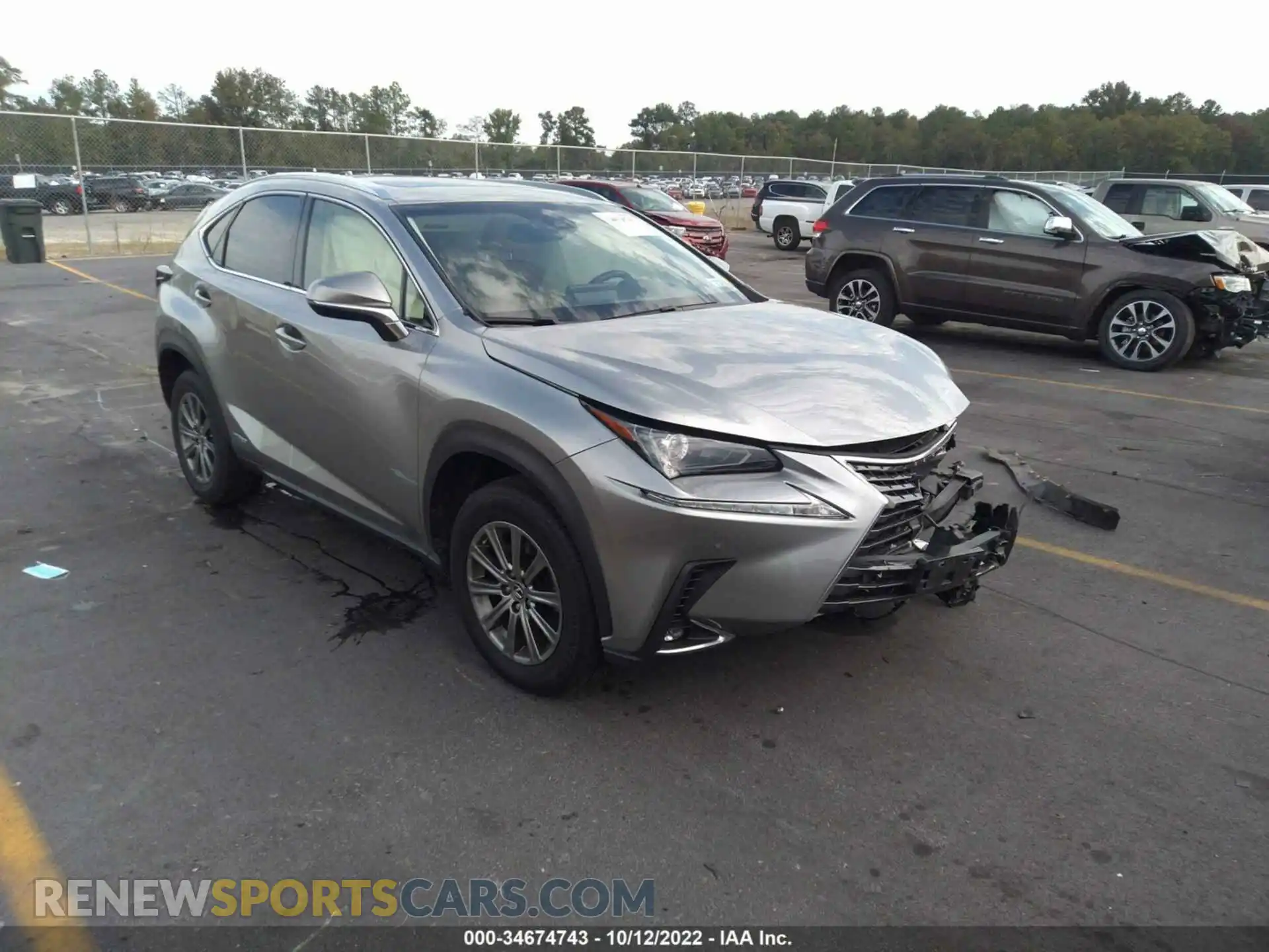 1 Photograph of a damaged car JTJBJRBZ1K2120450 LEXUS NX 2019