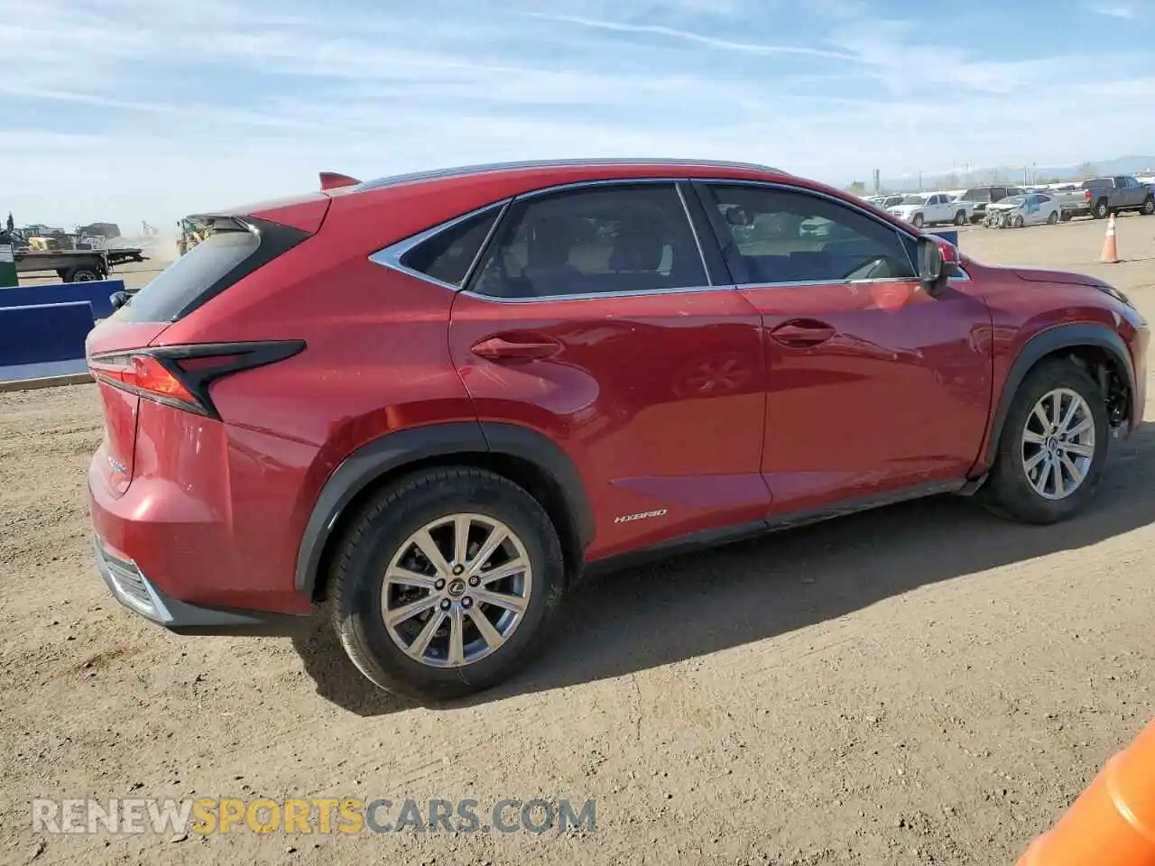 3 fotografías del automóvil dañado JTJBJRBZ3K2104153 LEXUS NX 2019