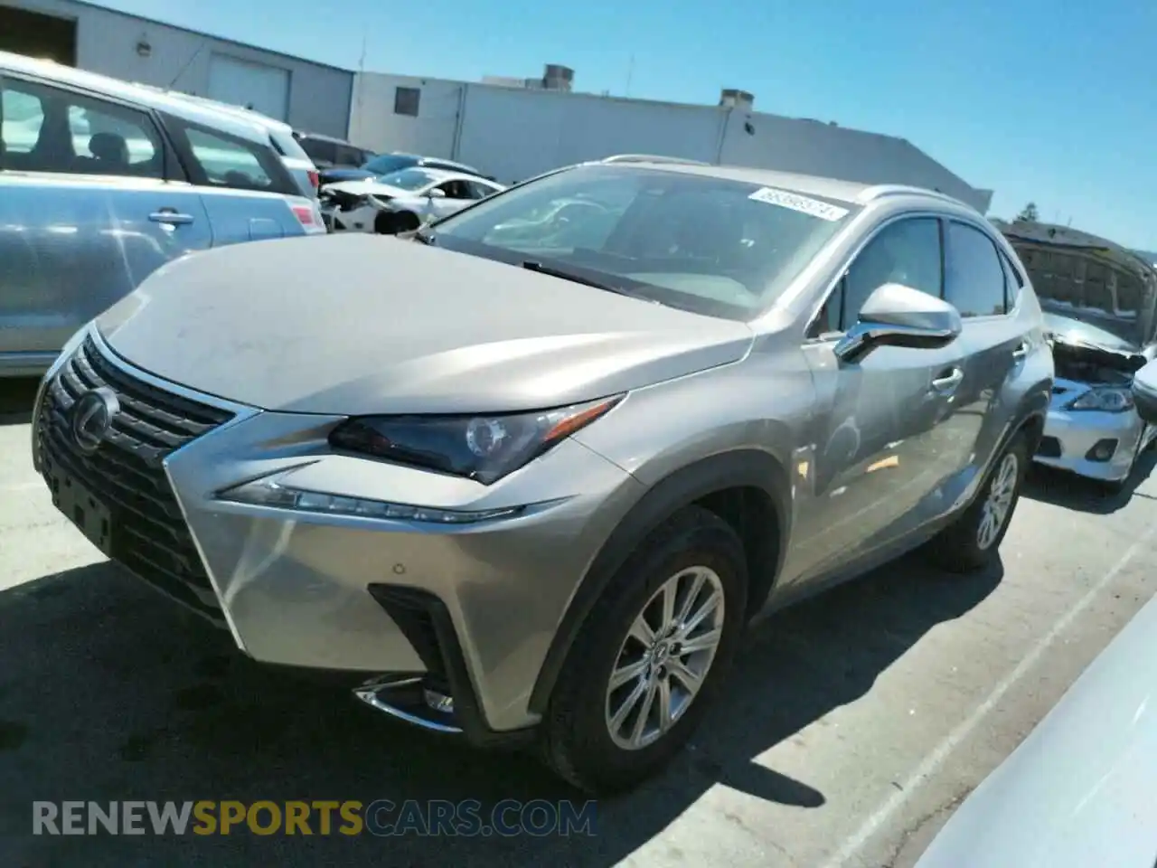 1 Photograph of a damaged car JTJBJRBZ3K2106775 LEXUS NX 2019
