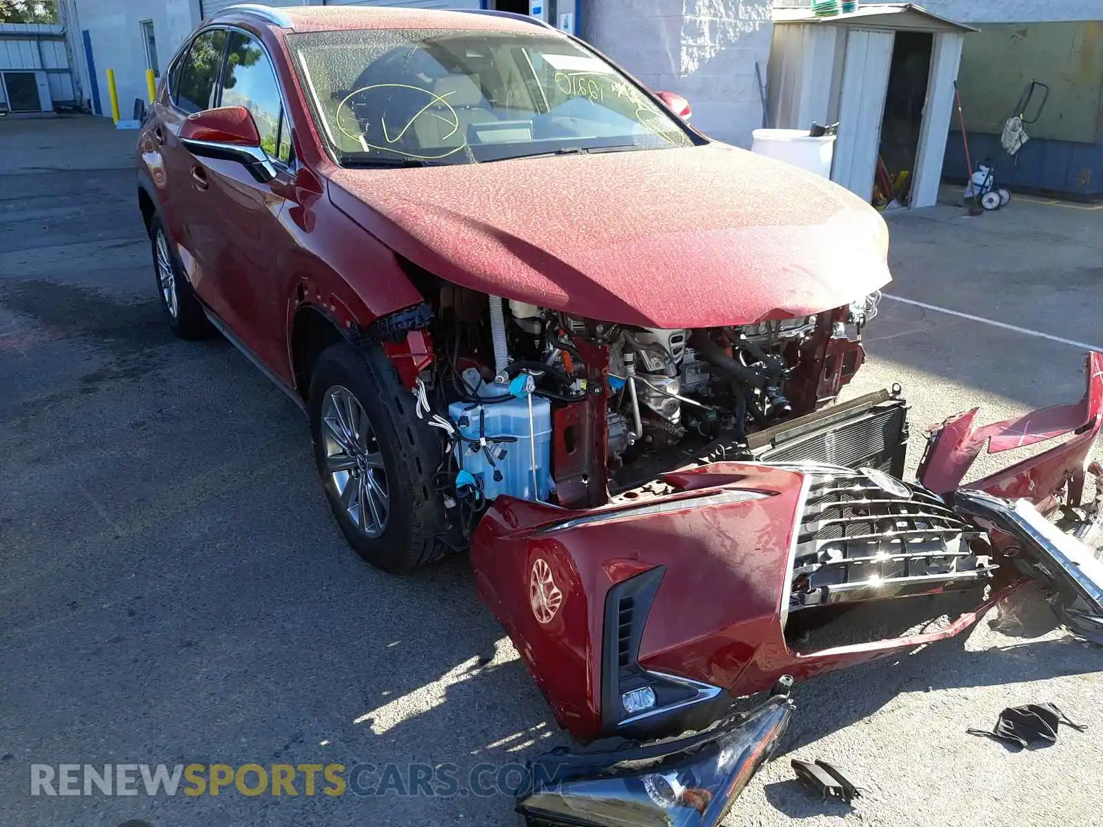 1 Photograph of a damaged car JTJBJRBZ3K2112852 LEXUS NX 2019