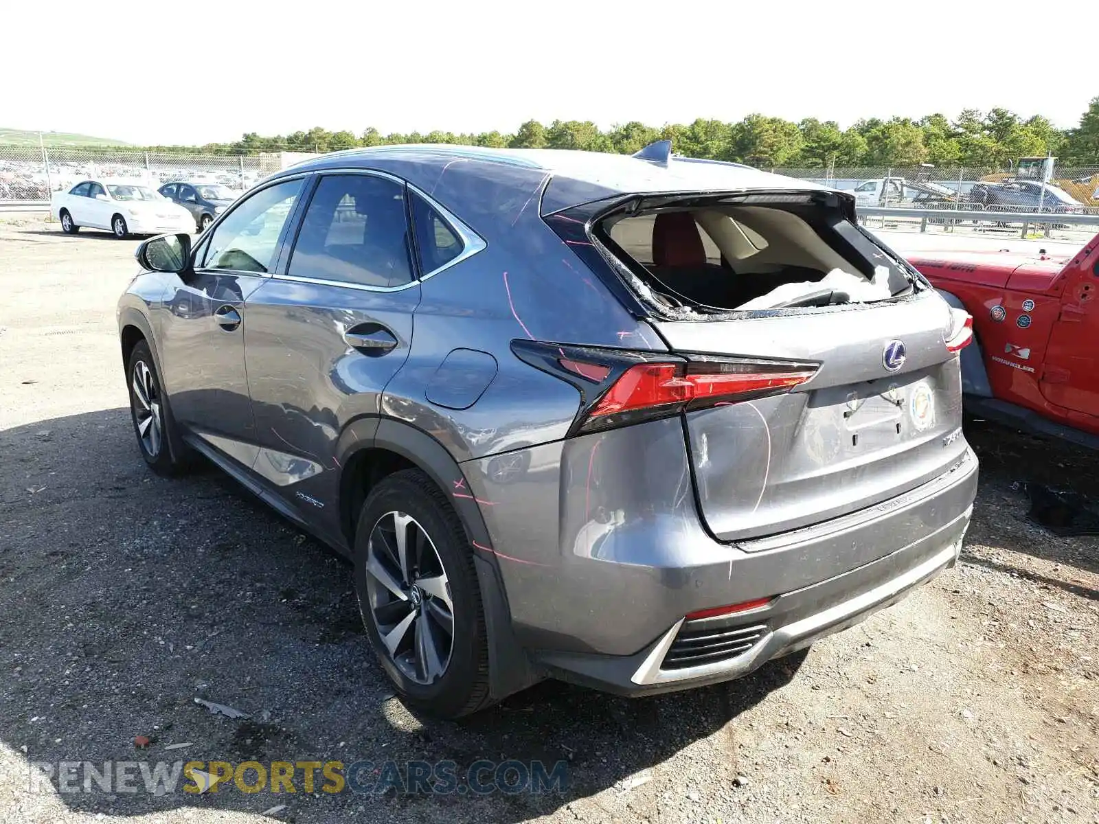 3 Photograph of a damaged car JTJBJRBZ3K2113421 LEXUS NX 2019