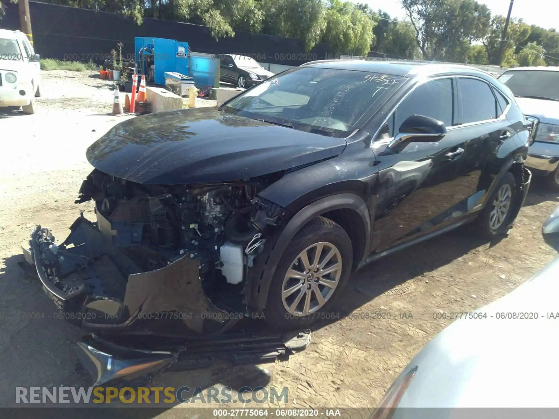 2 Photograph of a damaged car JTJBJRBZ4K2112021 LEXUS NX 2019