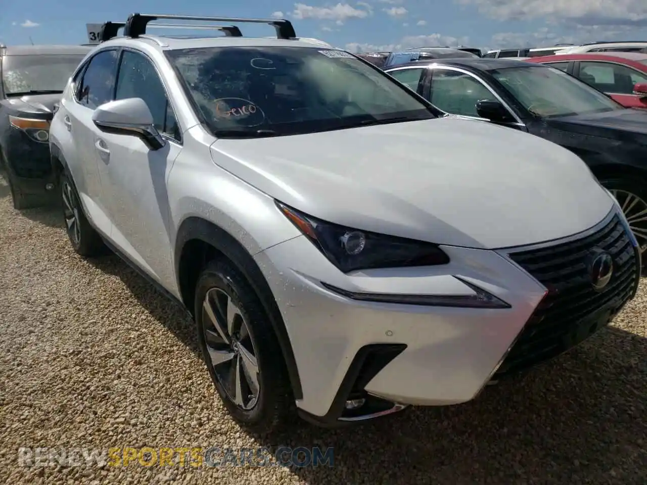 1 Photograph of a damaged car JTJBJRBZ4K2112486 LEXUS NX 2019