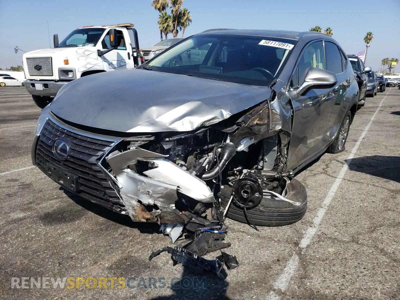 2 Photograph of a damaged car JTJBJRBZ5K2103814 LEXUS NX 2019