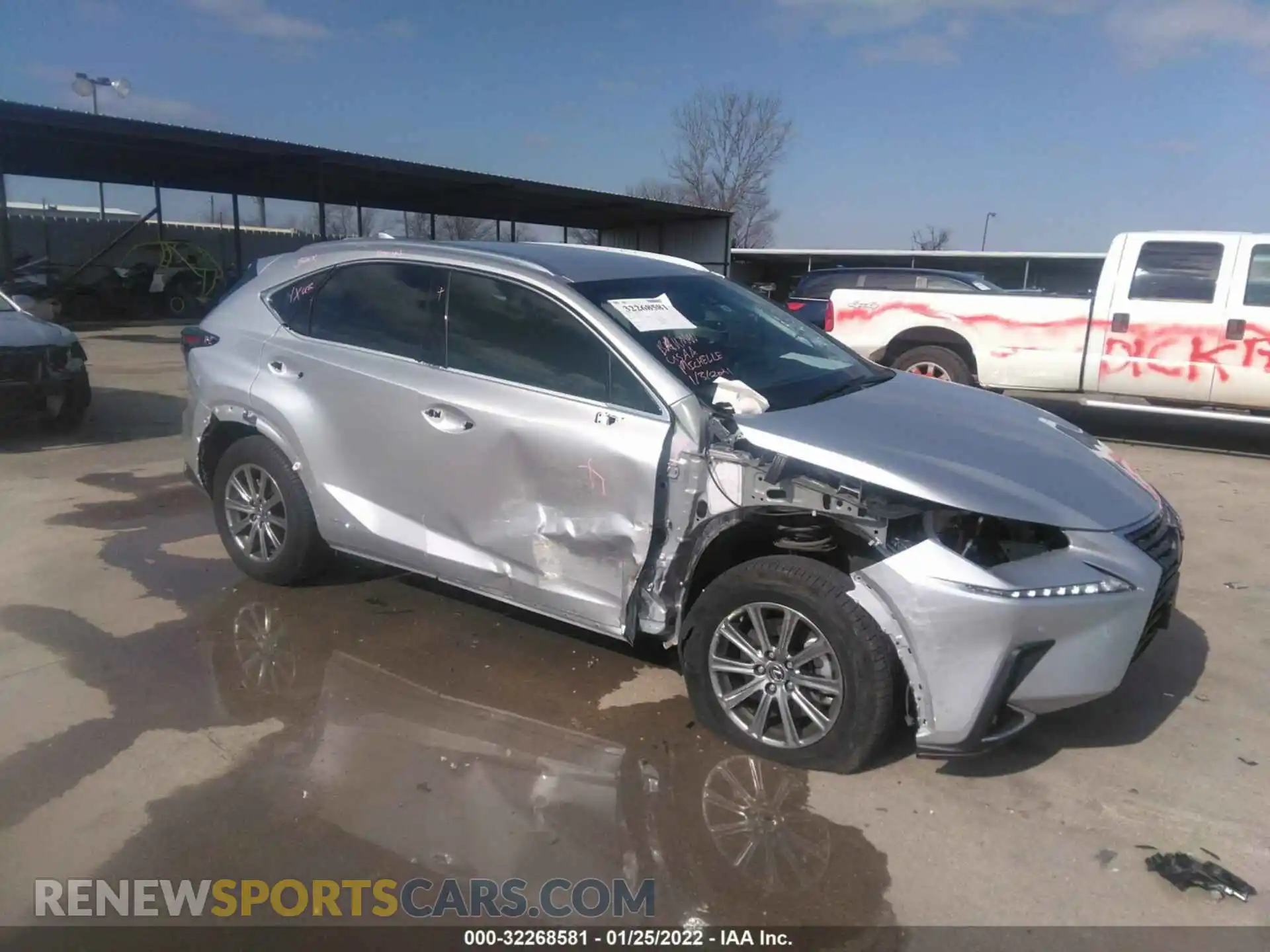 1 Photograph of a damaged car JTJBJRBZ5K2107183 LEXUS NX 2019