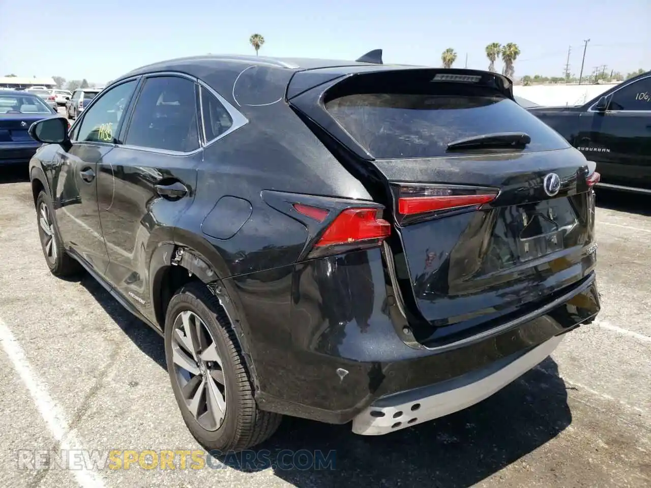 3 fotografías del automóvil dañado JTJBJRBZ5K2111069 LEXUS NX 2019