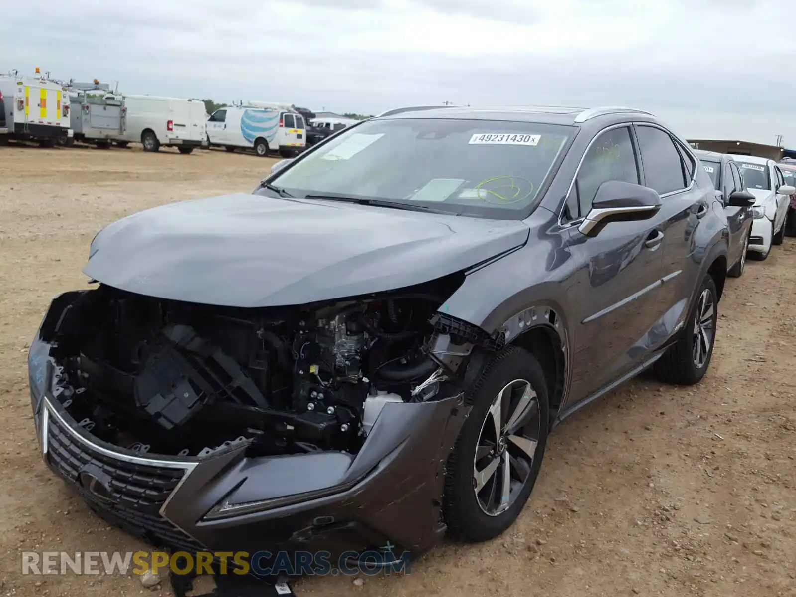 2 Photograph of a damaged car JTJBJRBZ6K2102817 LEXUS NX 2019