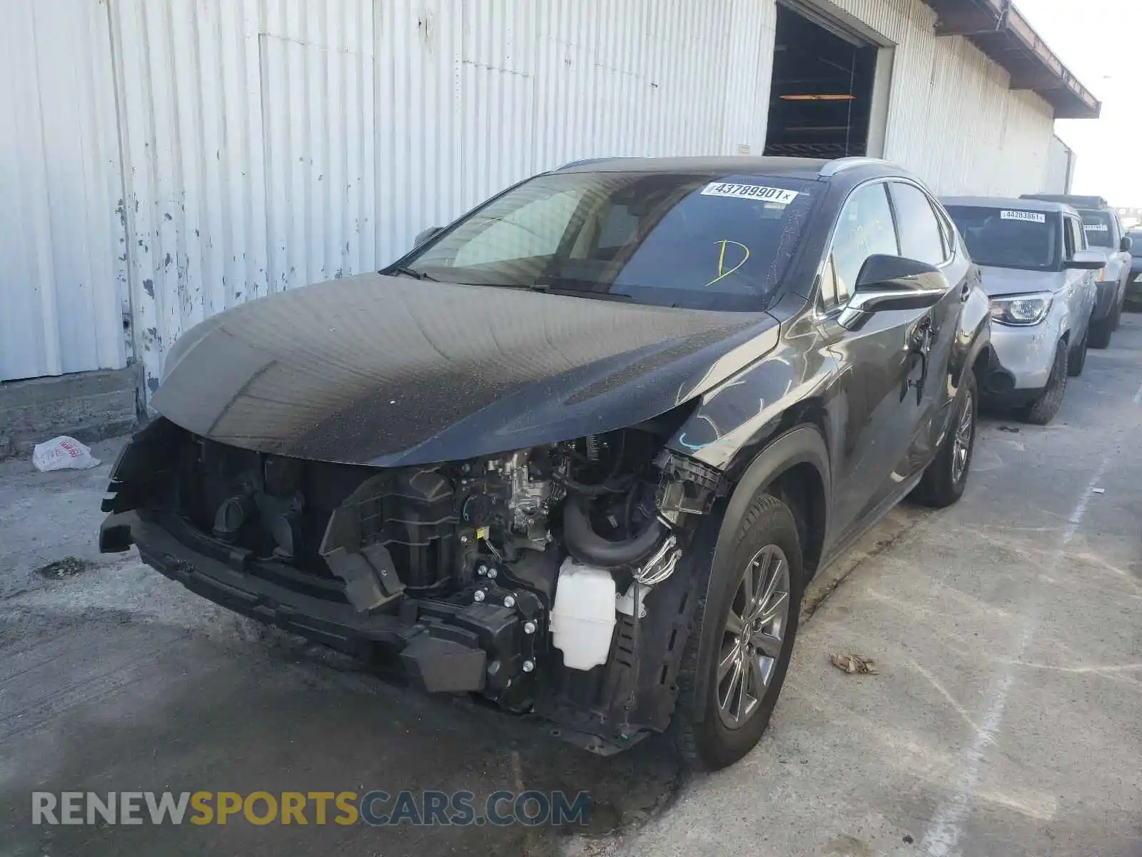 2 Photograph of a damaged car JTJBJRBZ6K2112148 LEXUS NX 2019