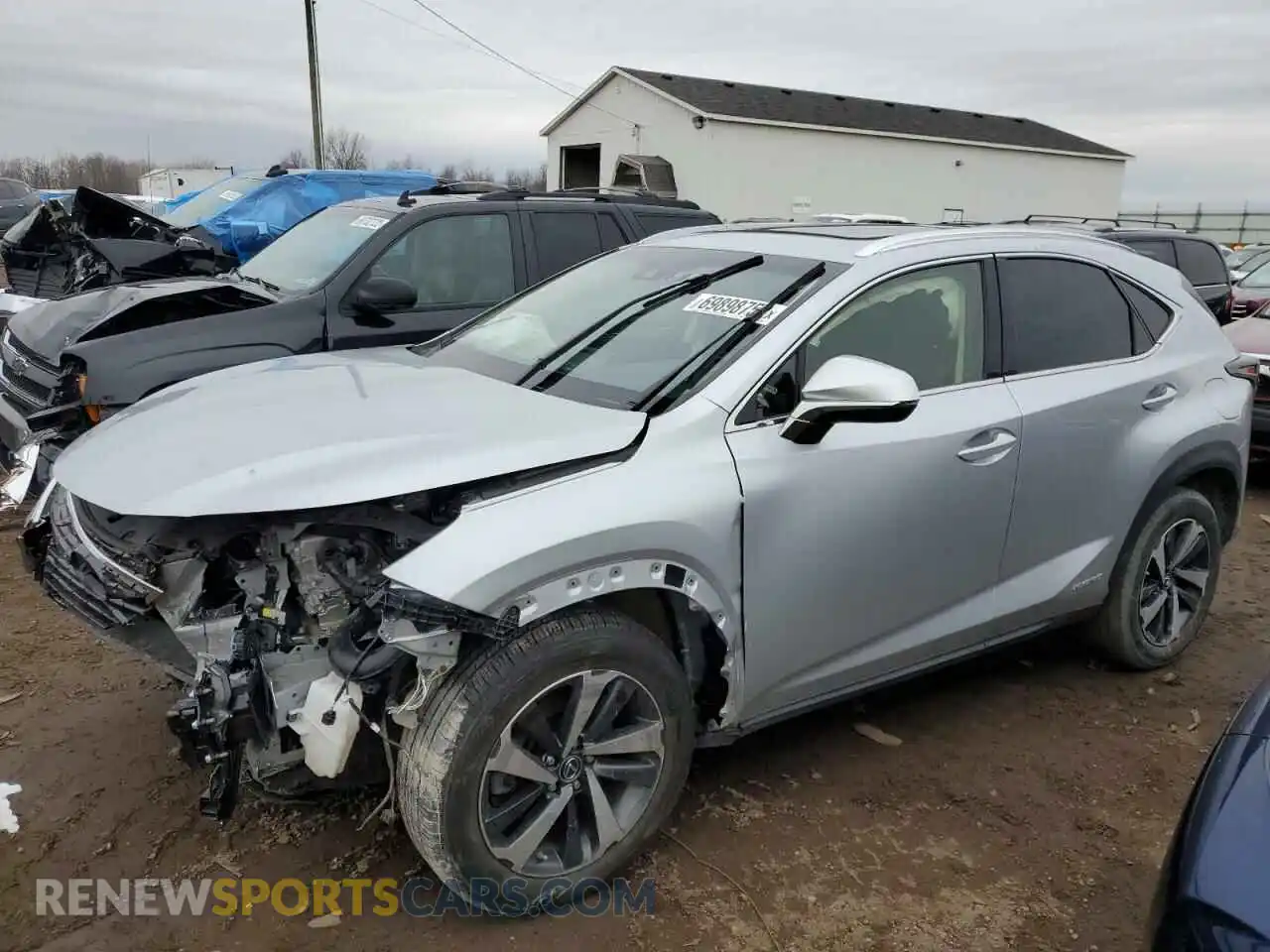 1 fotografías del automóvil dañado JTJBJRBZ6K2112456 LEXUS NX 2019