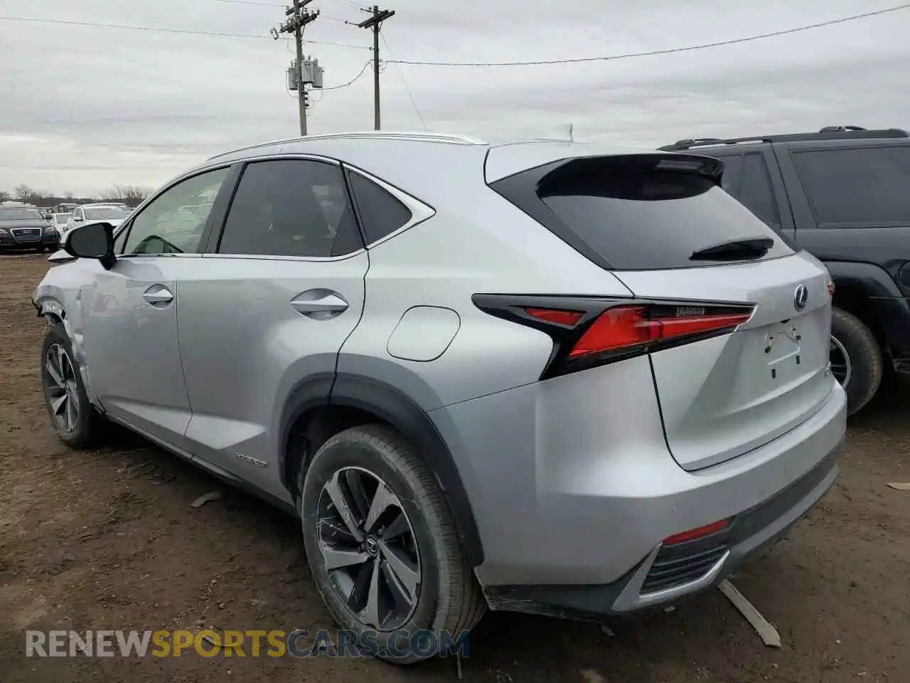 2 fotografías del automóvil dañado JTJBJRBZ6K2112456 LEXUS NX 2019