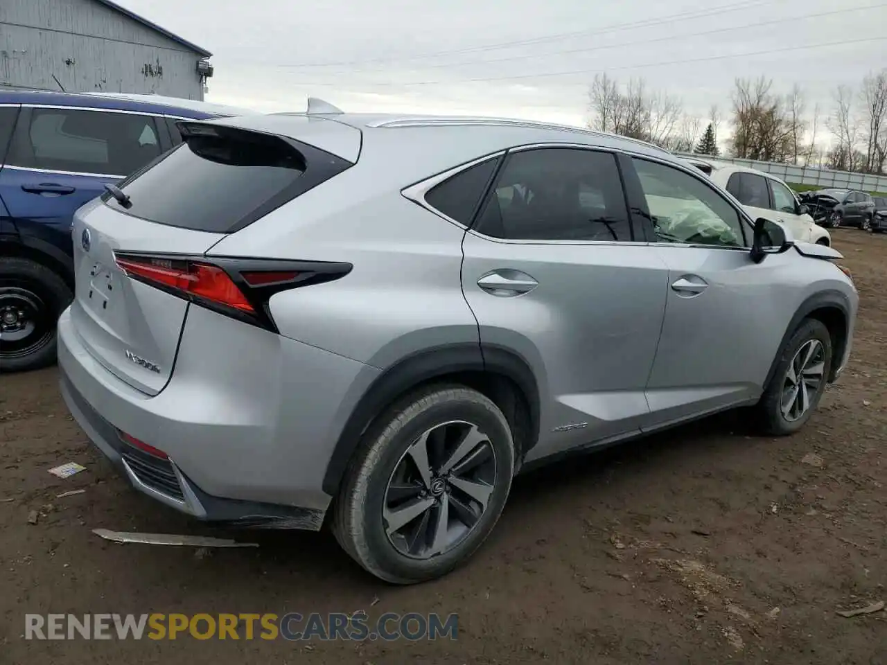 3 fotografías del automóvil dañado JTJBJRBZ6K2112456 LEXUS NX 2019