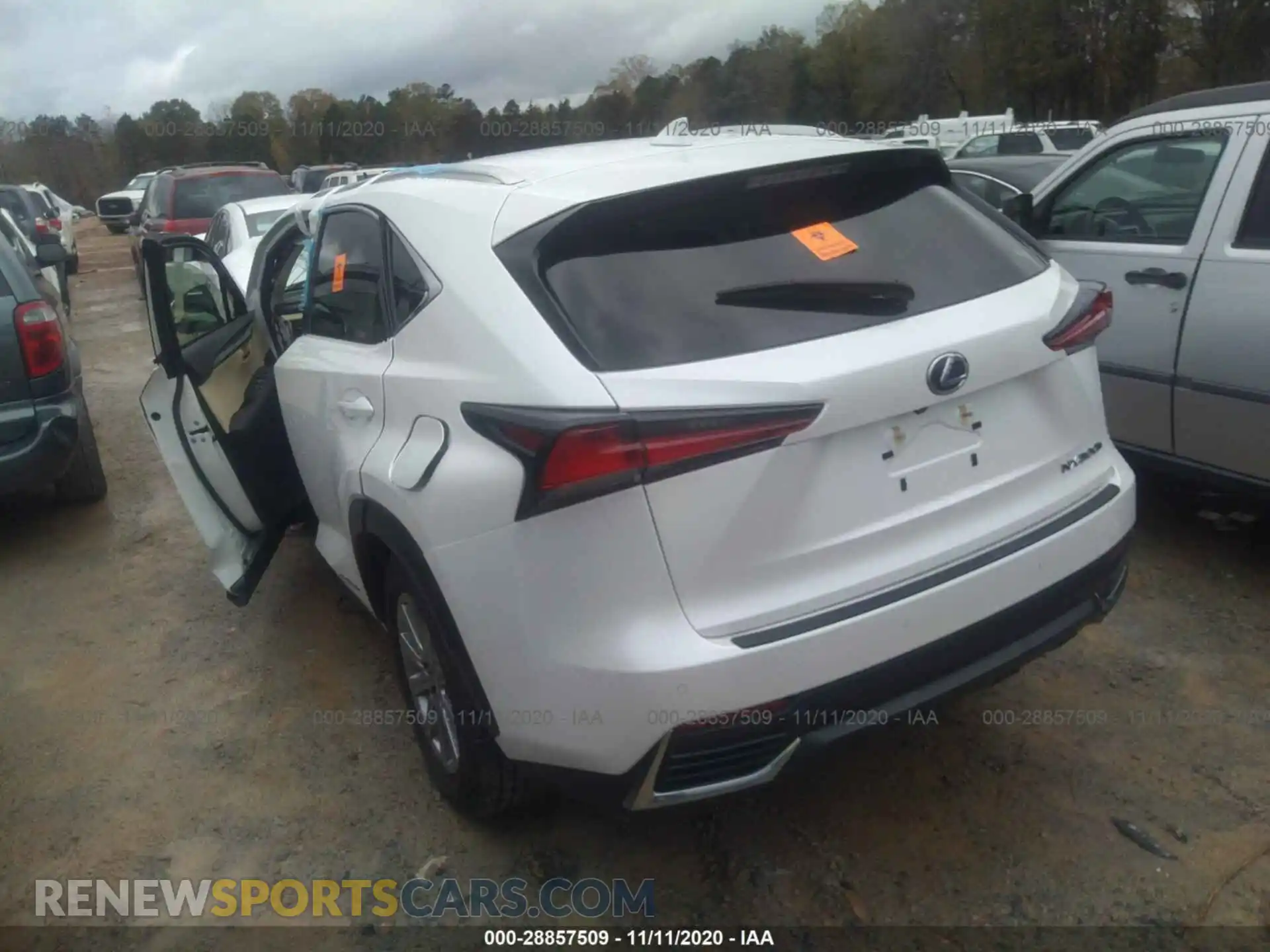 3 Photograph of a damaged car JTJBJRBZ7K2097031 LEXUS NX 2019