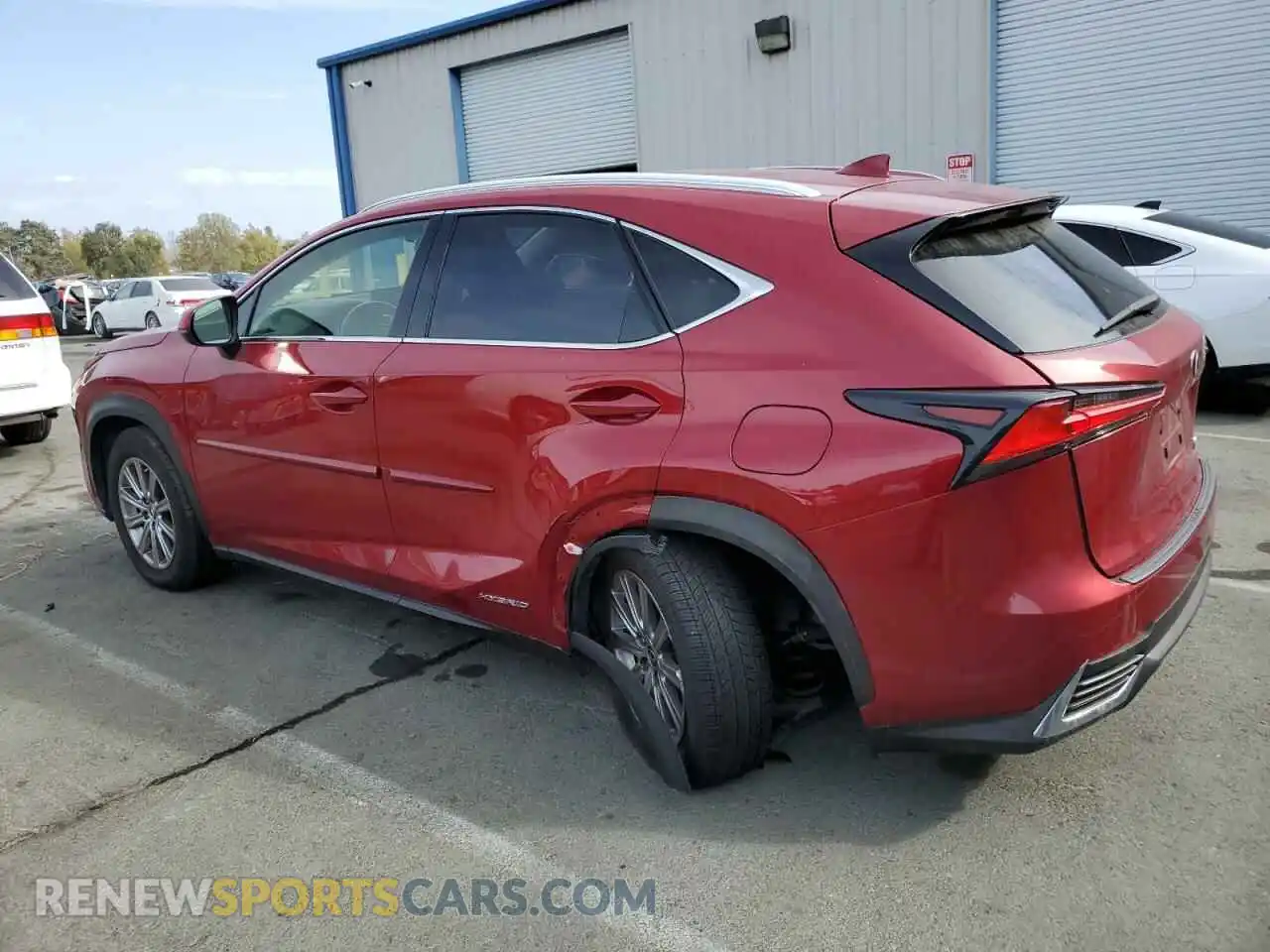 2 Photograph of a damaged car JTJBJRBZ7K2098700 LEXUS NX 2019