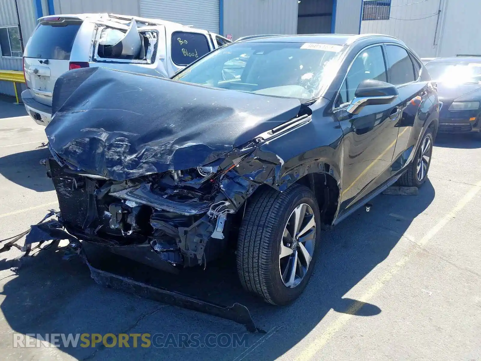 2 fotografías del automóvil dañado JTJBJRBZ7K2108612 LEXUS NX 2019