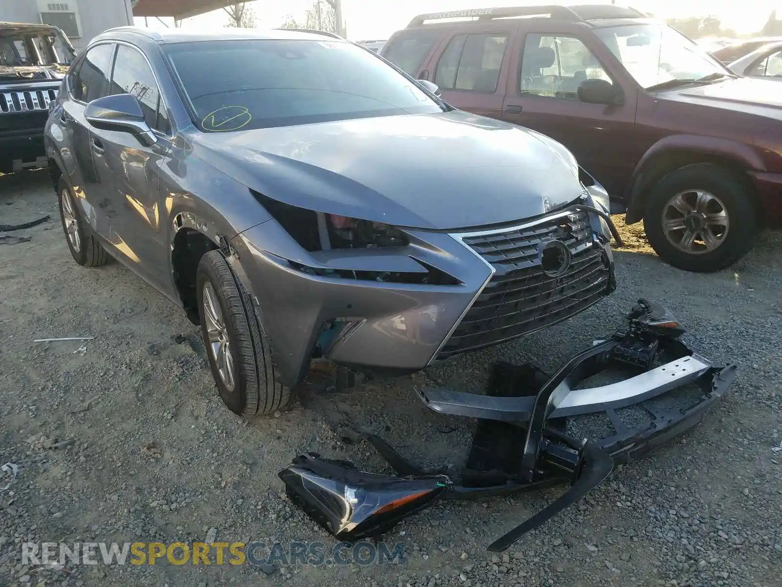 1 Photograph of a damaged car JTJBJRBZ7K2117262 LEXUS NX 2019