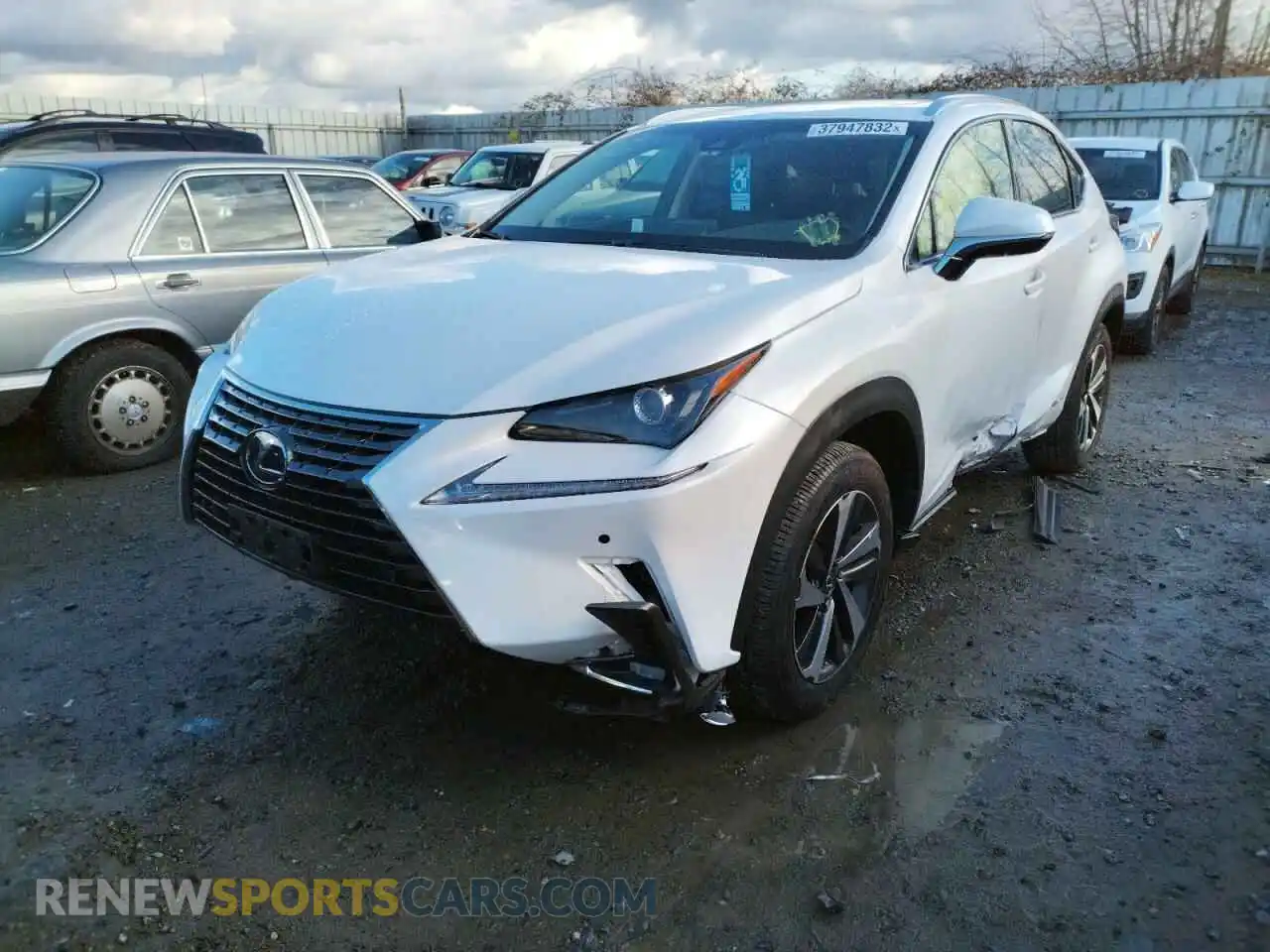 2 Photograph of a damaged car JTJBJRBZ7K2119819 LEXUS NX 2019