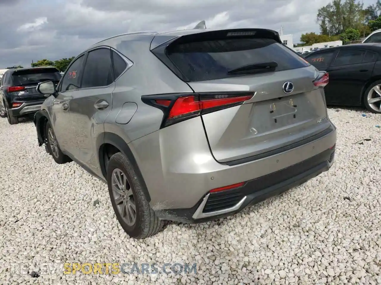 3 Photograph of a damaged car JTJBJRBZ7K2122302 LEXUS NX 2019