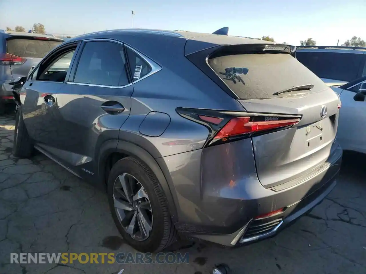 2 fotografías del automóvil dañado JTJBJRBZ7K2122347 LEXUS NX 2019