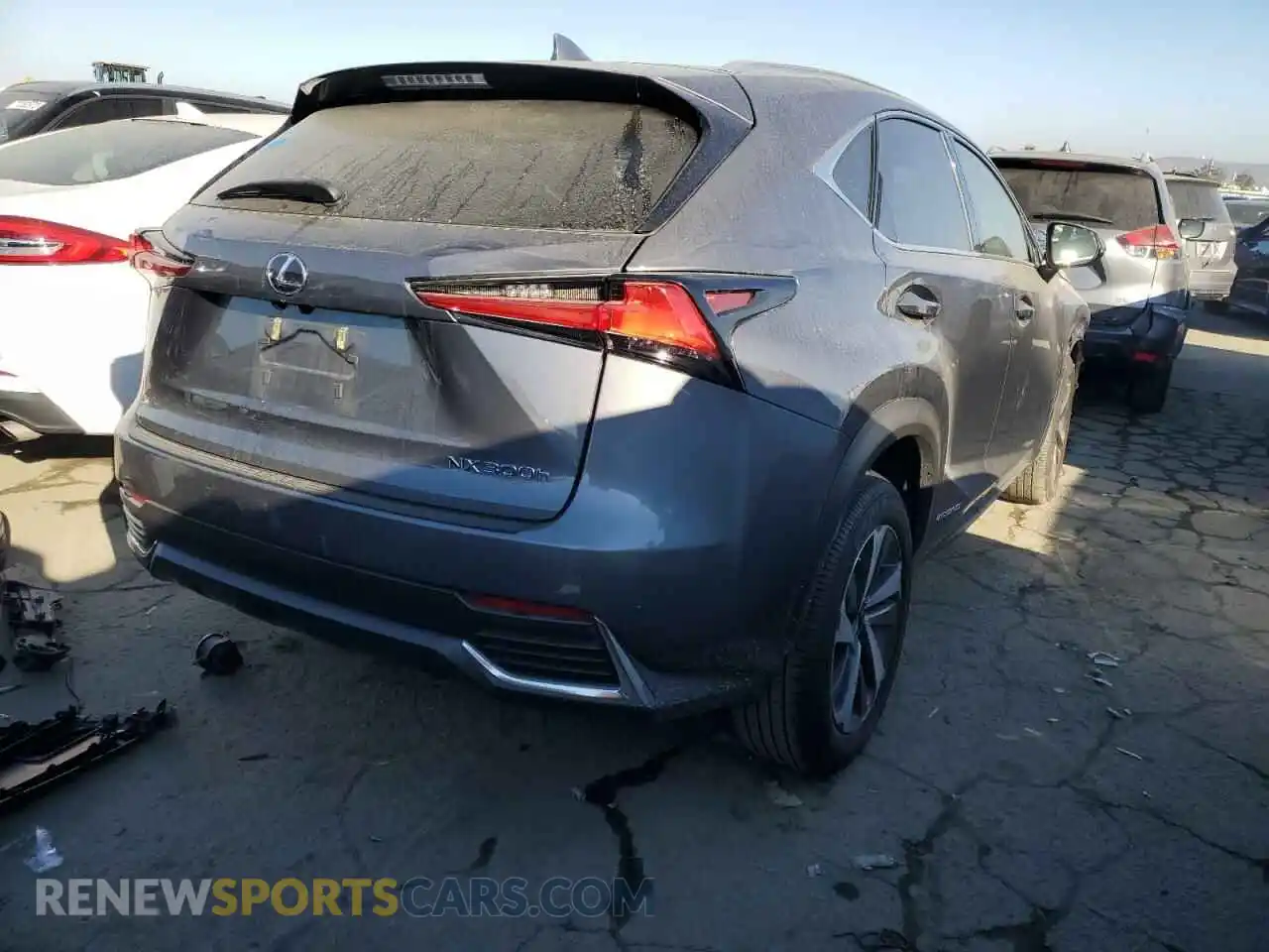 3 fotografías del automóvil dañado JTJBJRBZ7K2122347 LEXUS NX 2019