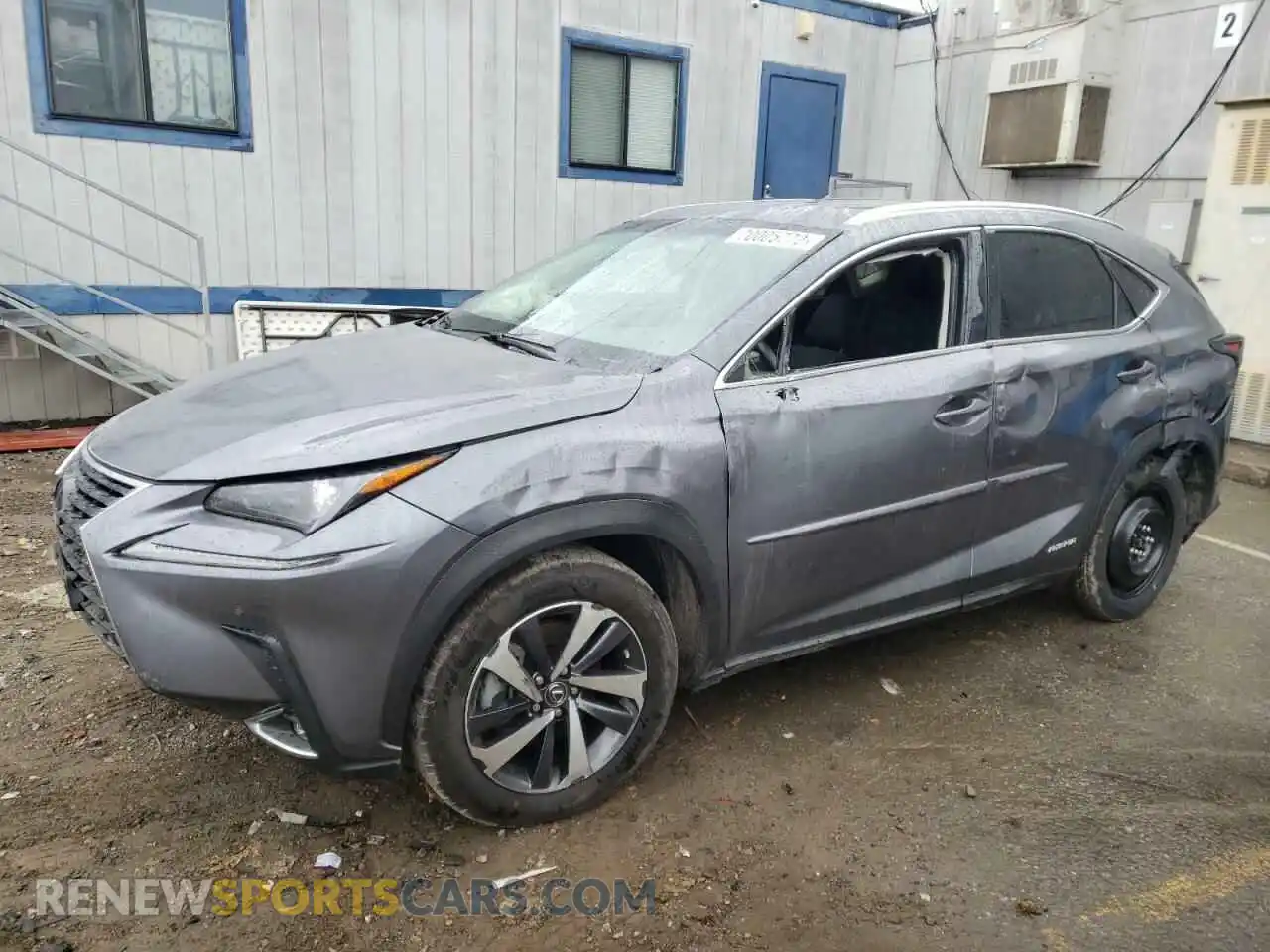 1 Photograph of a damaged car JTJBJRBZ7K2124793 LEXUS NX 2019