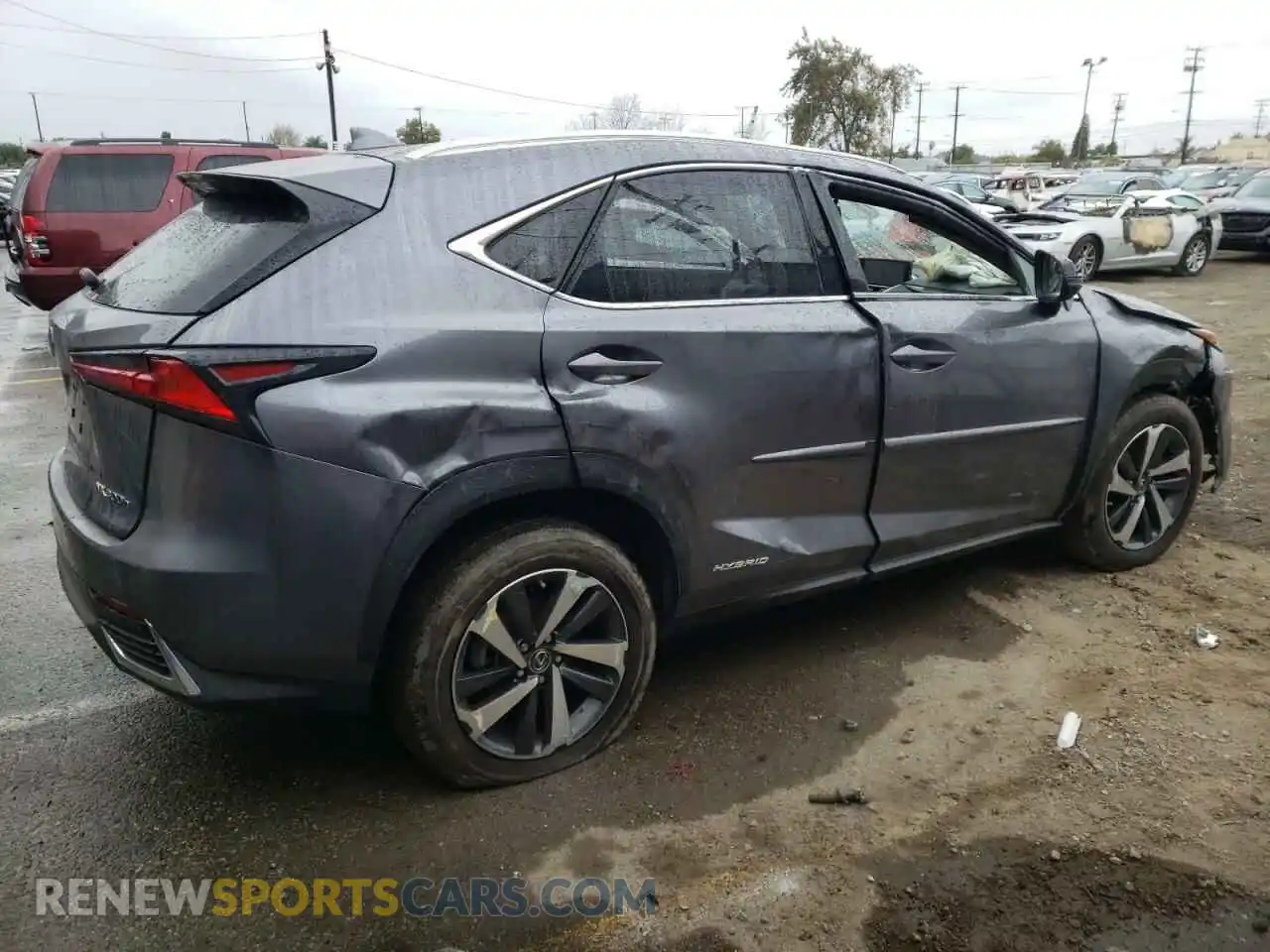 3 Photograph of a damaged car JTJBJRBZ7K2124793 LEXUS NX 2019