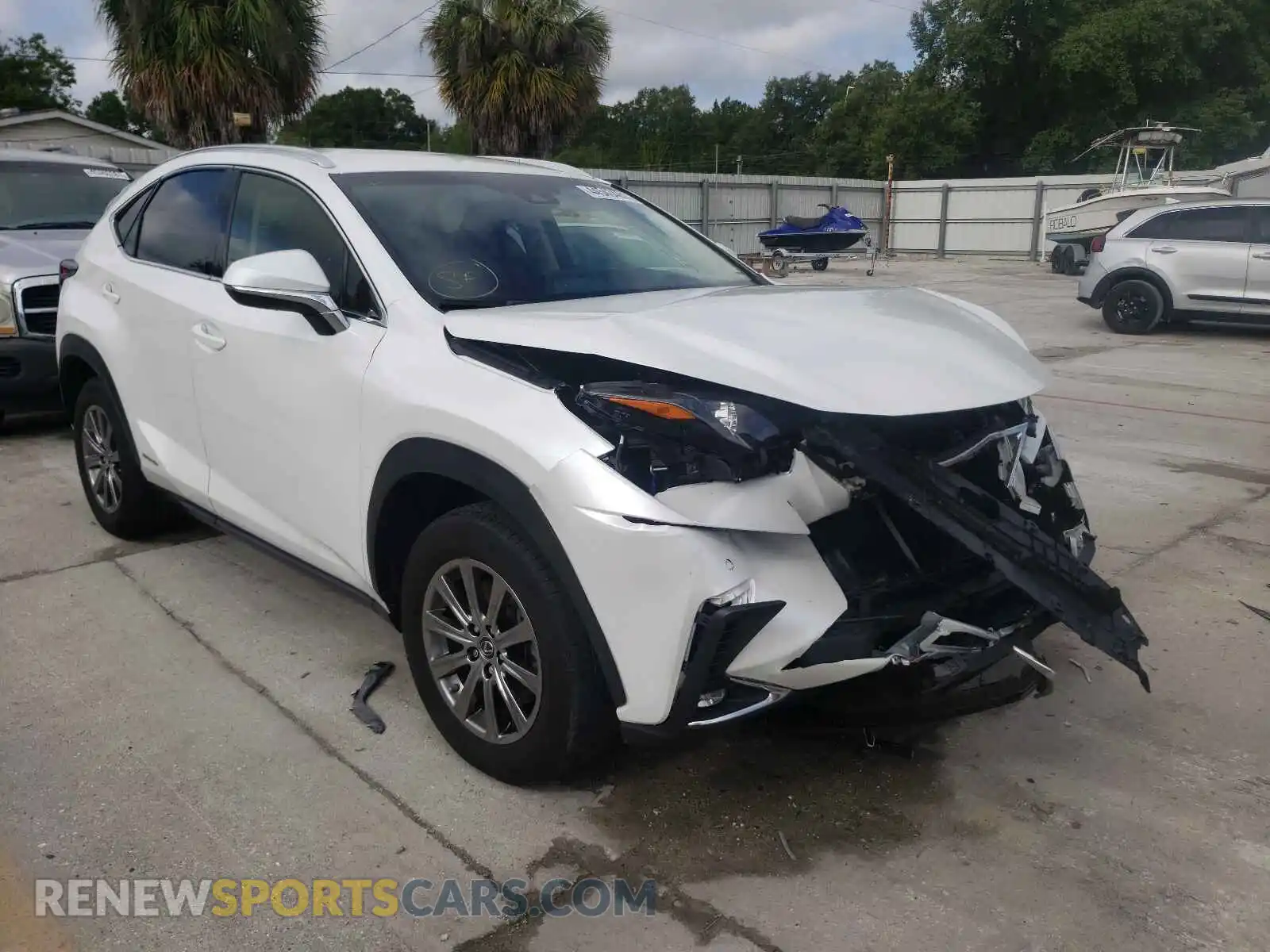1 Photograph of a damaged car JTJBJRBZ8K2121093 LEXUS NX 2019