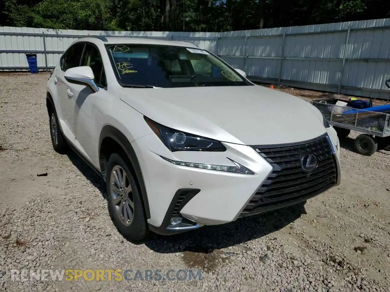 1 Photograph of a damaged car JTJBJRBZ8K2122048 LEXUS NX 2019