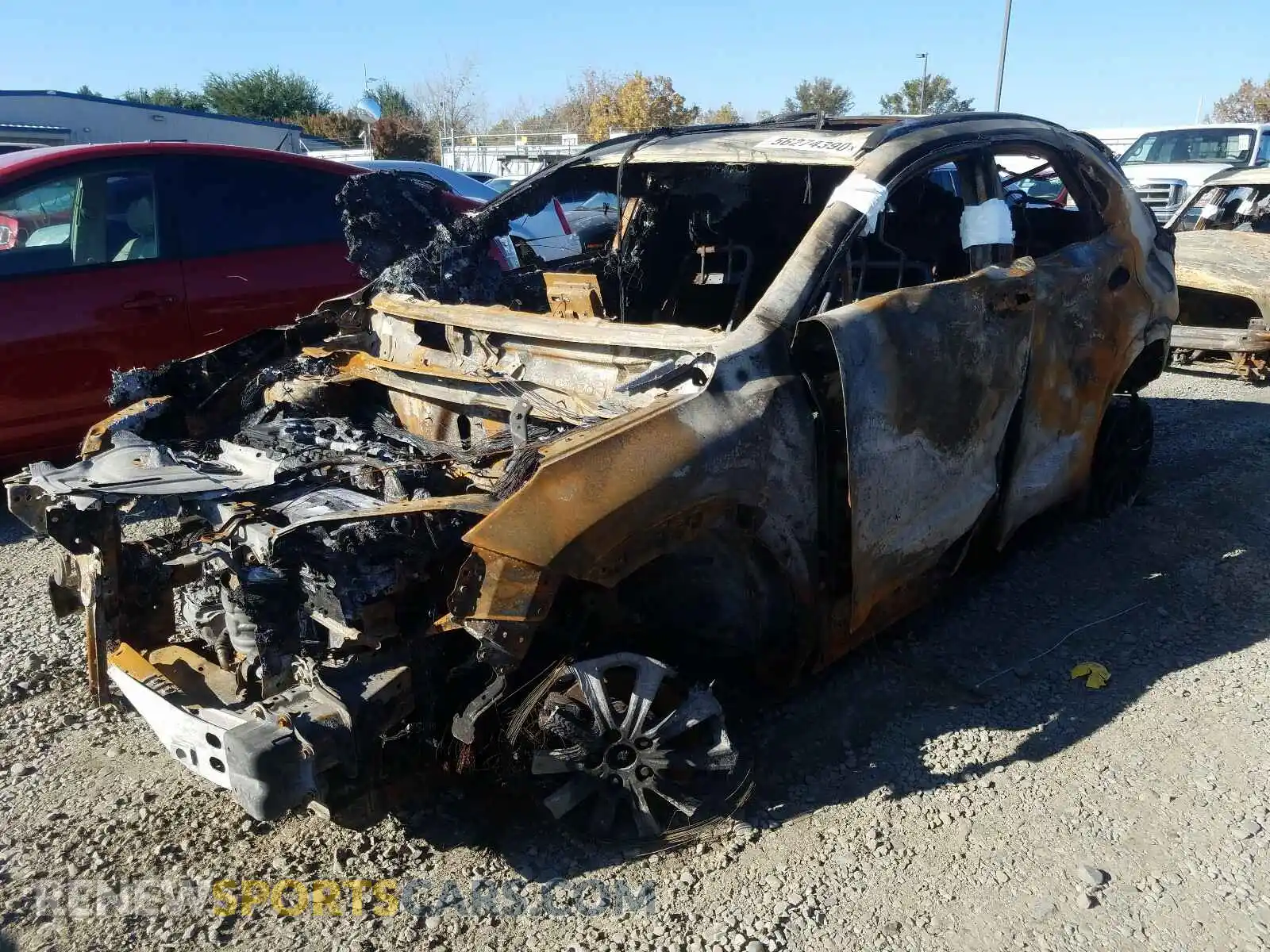 2 Photograph of a damaged car JTJBJRBZ9K2097516 LEXUS NX 2019