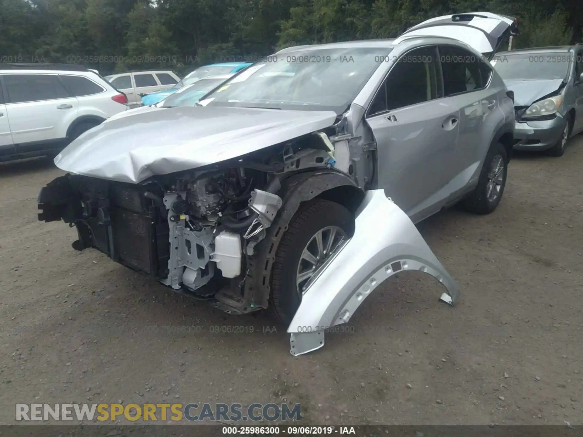 2 Photograph of a damaged car JTJBJRBZ9K2100754 LEXUS NX 2019