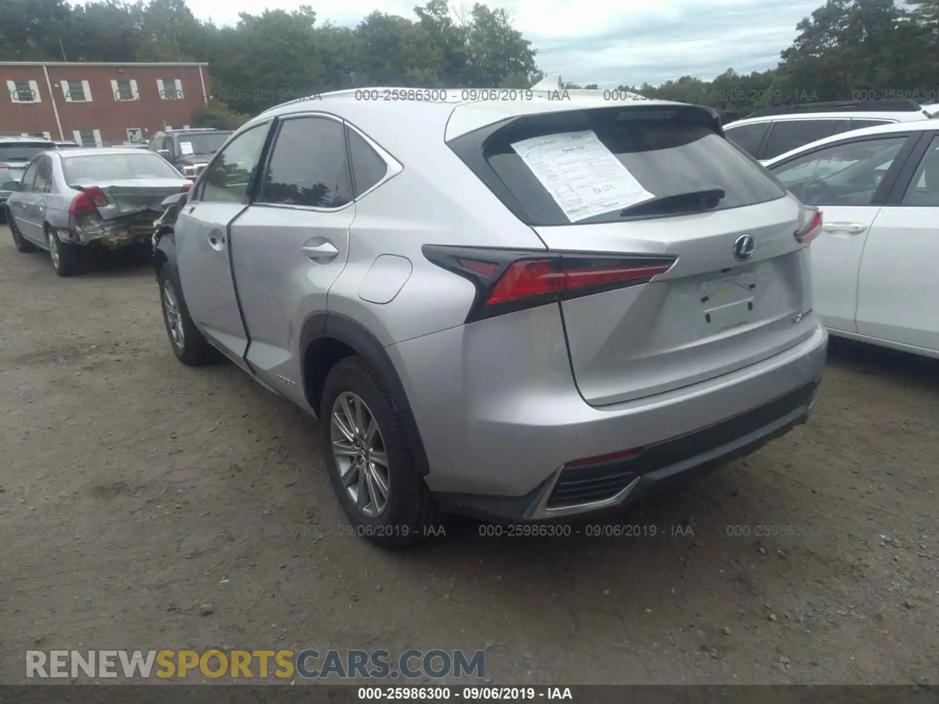 3 Photograph of a damaged car JTJBJRBZ9K2100754 LEXUS NX 2019