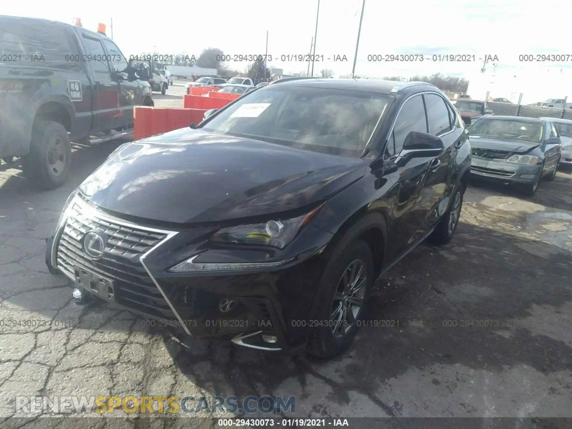2 Photograph of a damaged car JTJBJRBZ9K2111298 LEXUS NX 2019