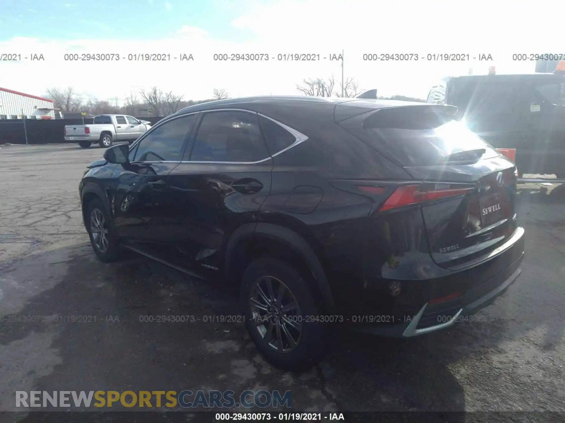 3 Photograph of a damaged car JTJBJRBZ9K2111298 LEXUS NX 2019