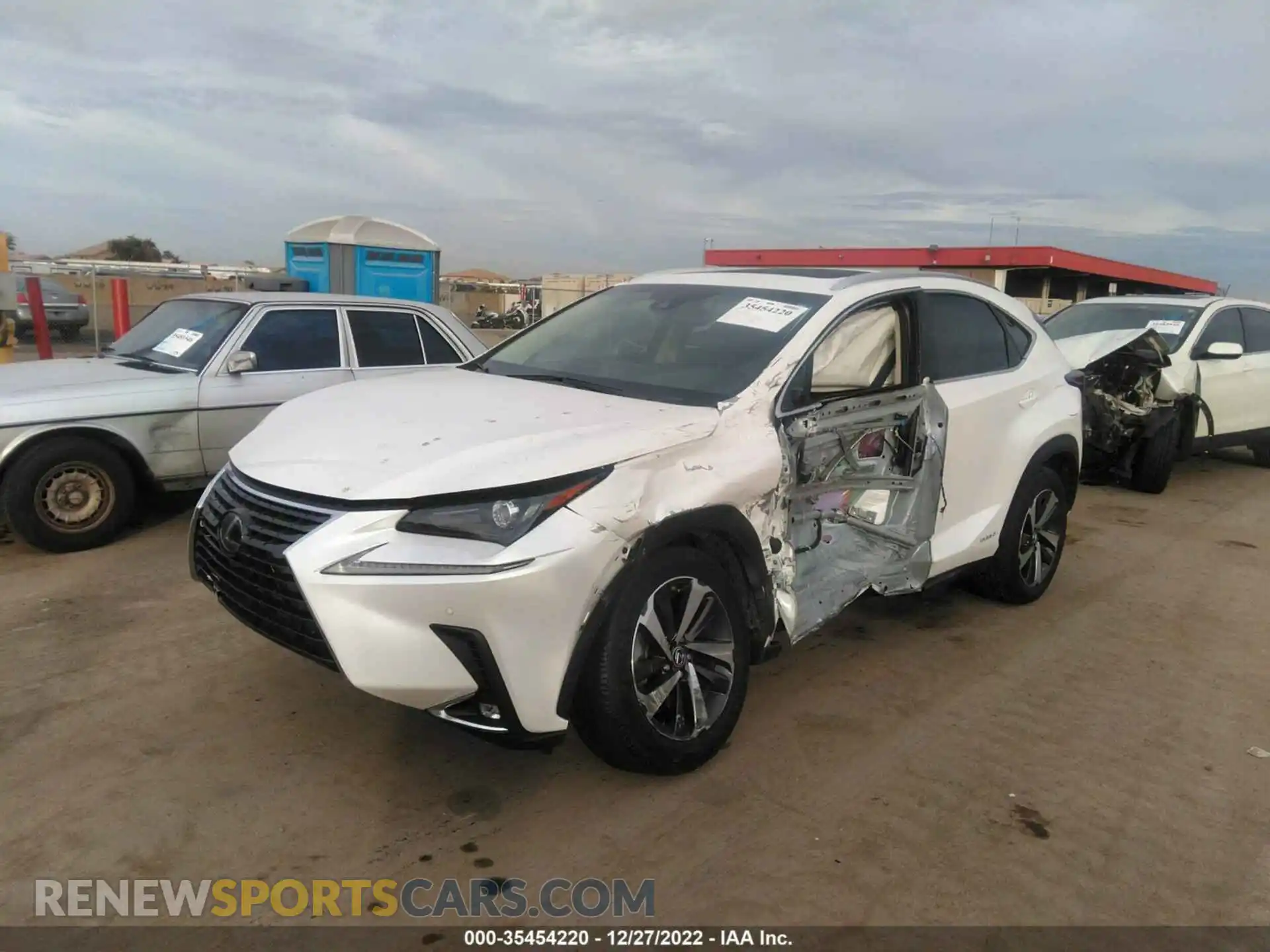 2 Photograph of a damaged car JTJBJRBZ9K2112788 LEXUS NX 2019