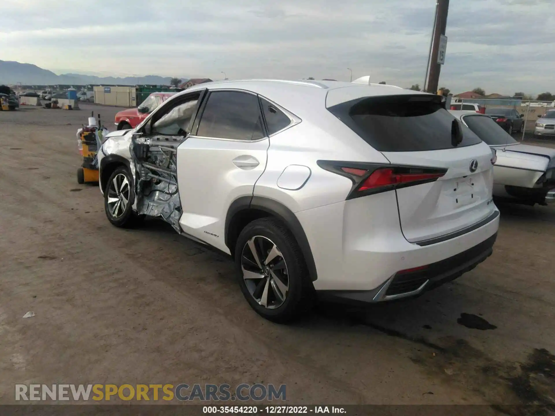 3 Photograph of a damaged car JTJBJRBZ9K2112788 LEXUS NX 2019