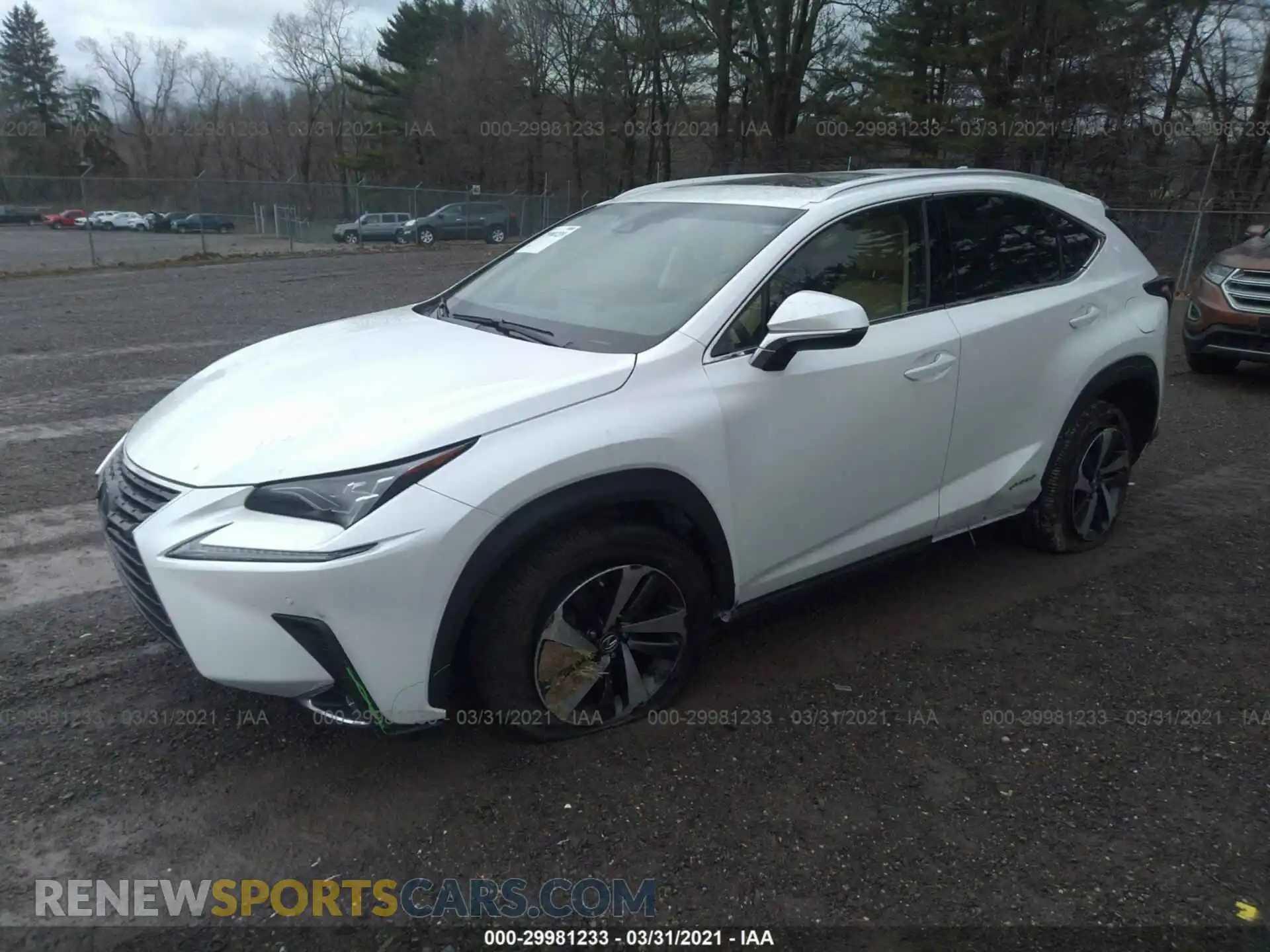 2 Photograph of a damaged car JTJBJRBZXK2098609 LEXUS NX 2019